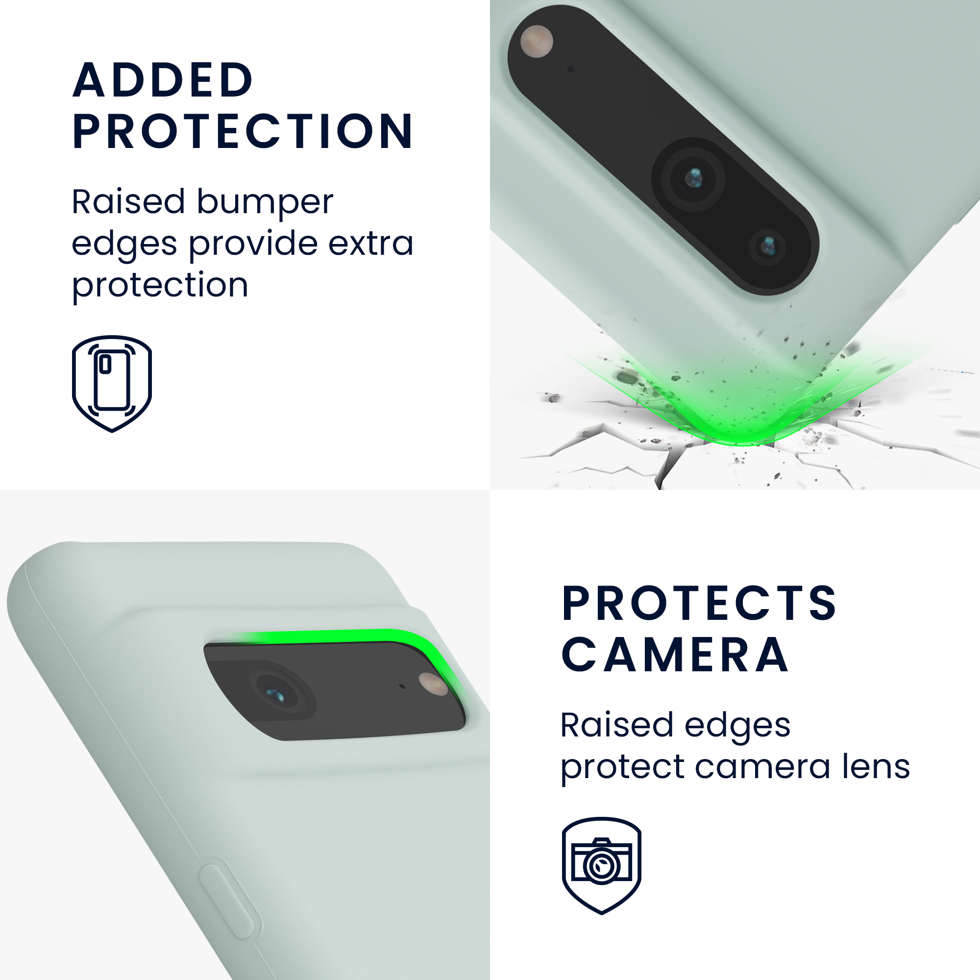 Silikonový kryt kwmobile pro Google Pixel 7 - mint