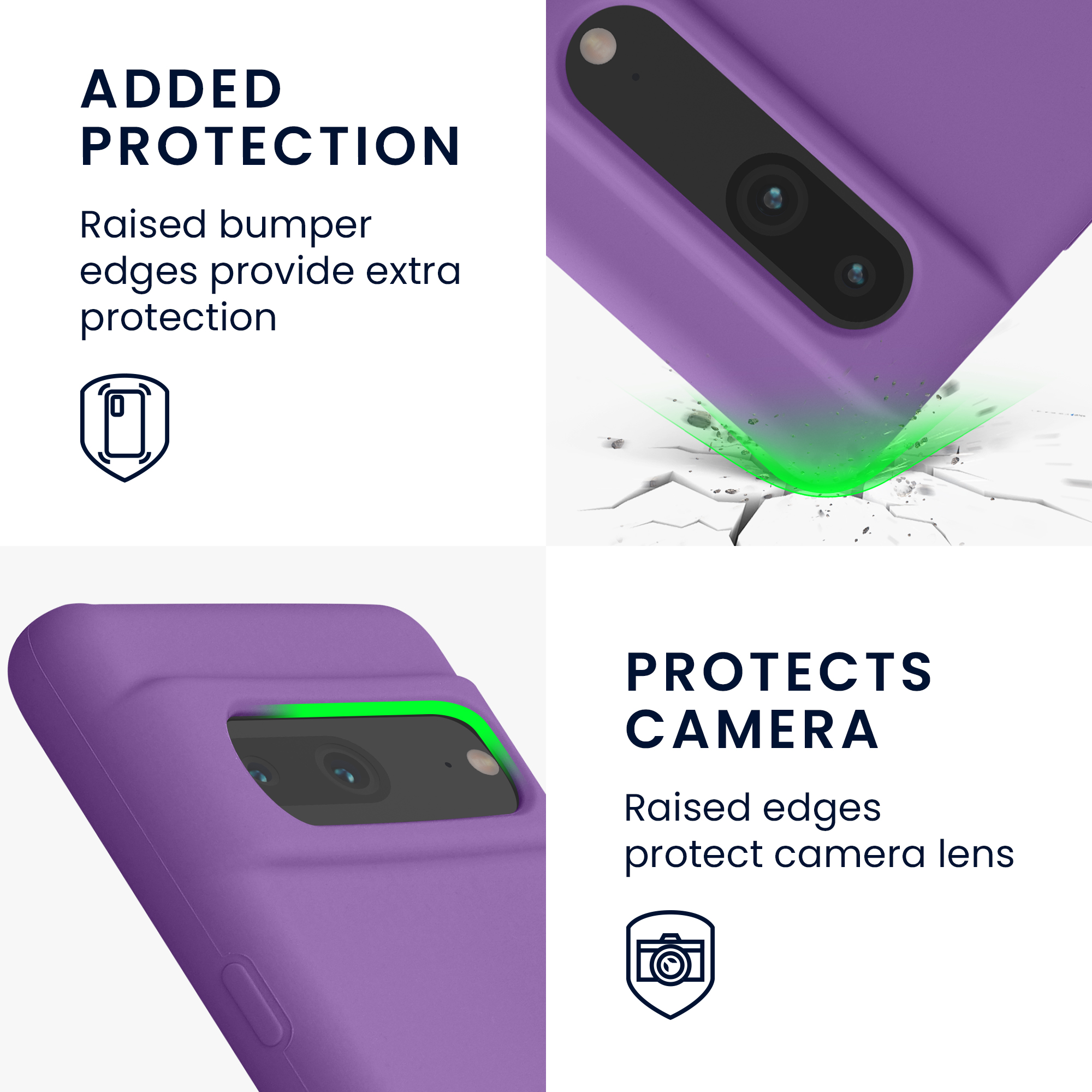 Pouzdro pro Google Pixel 7 kwmobile silikonové - orchidejová fialová