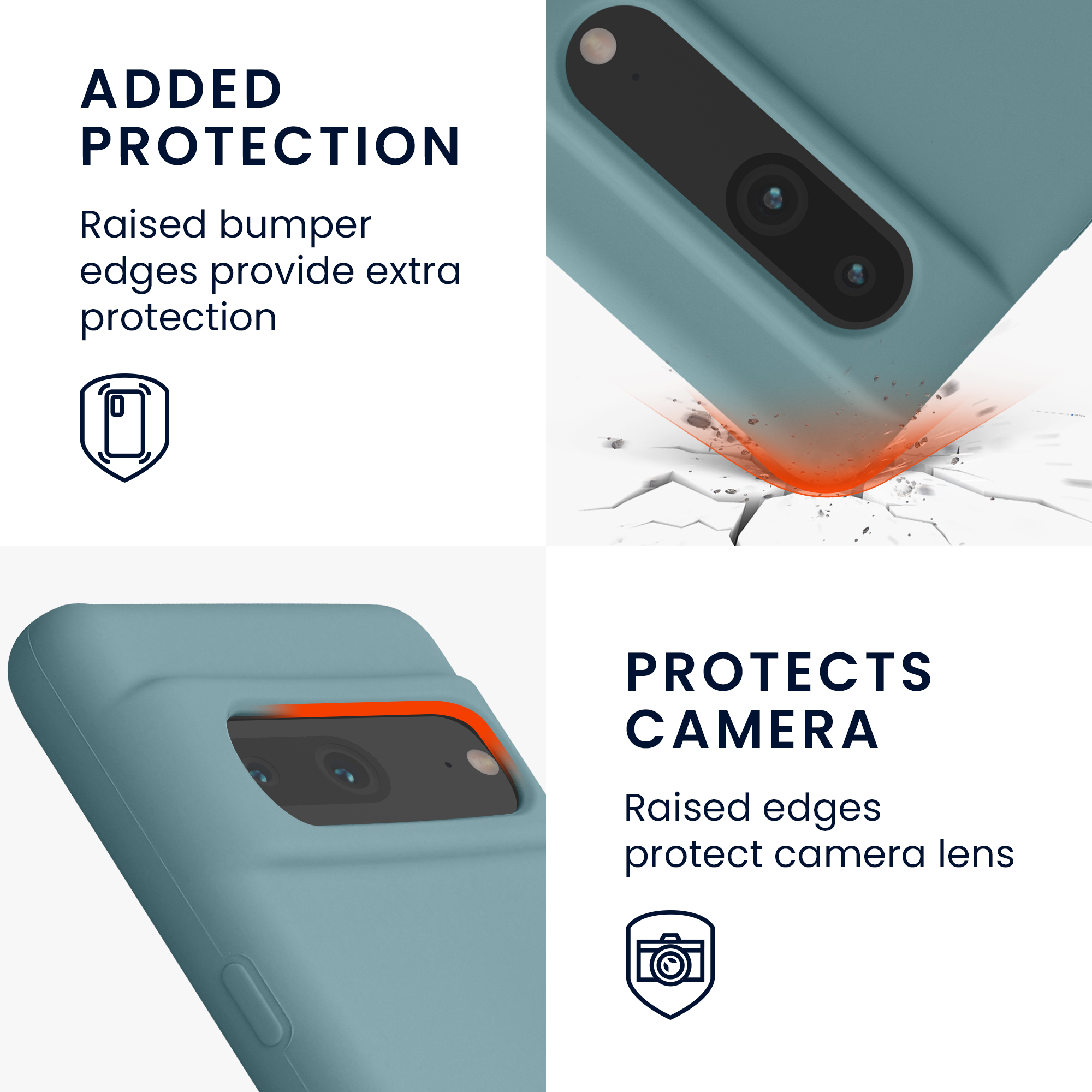 Pouzdro pro Google Pixel 7 kwmobile silikonové - antický kámen