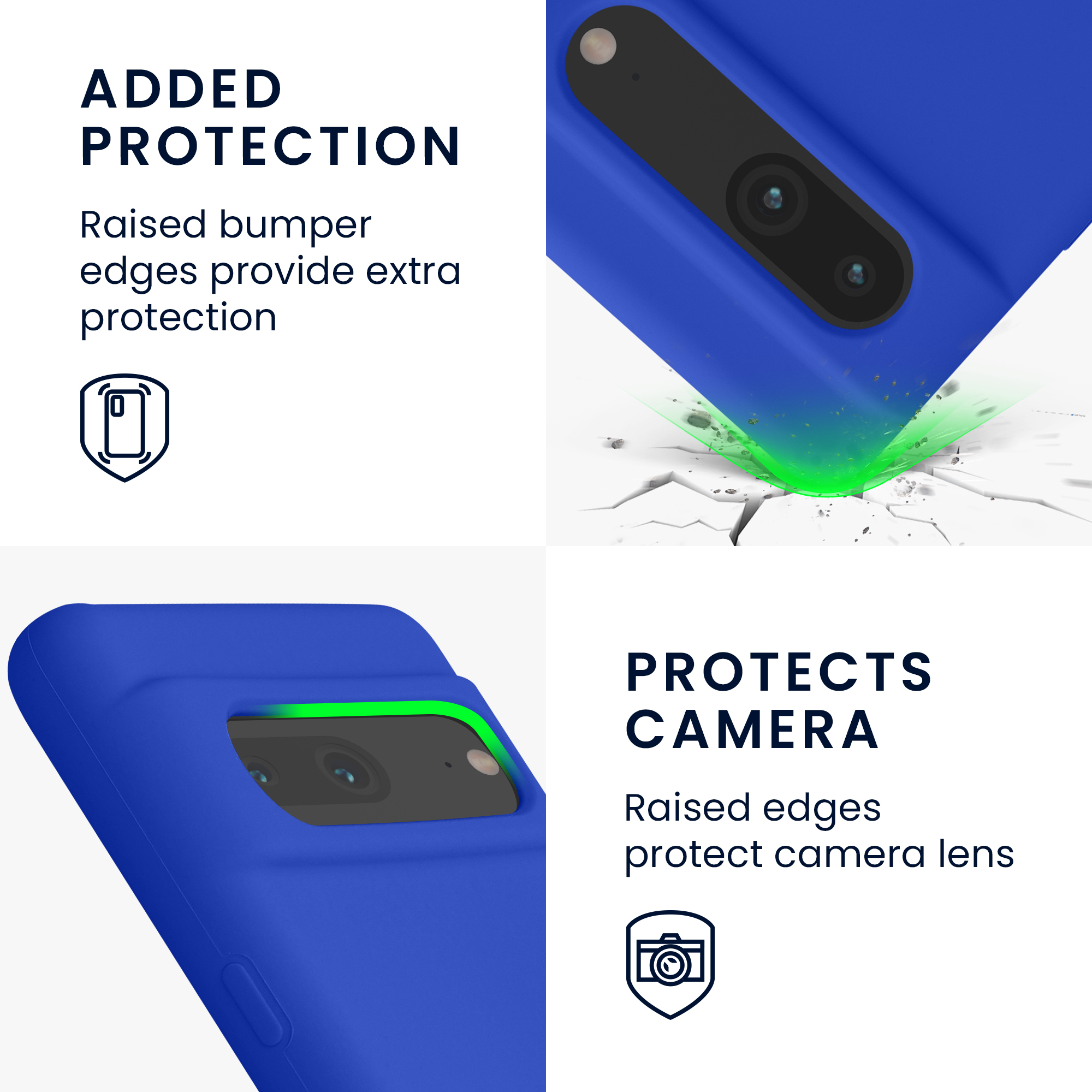 Silikonový kryt kwmobile pro Google Pixel 7 - modrá