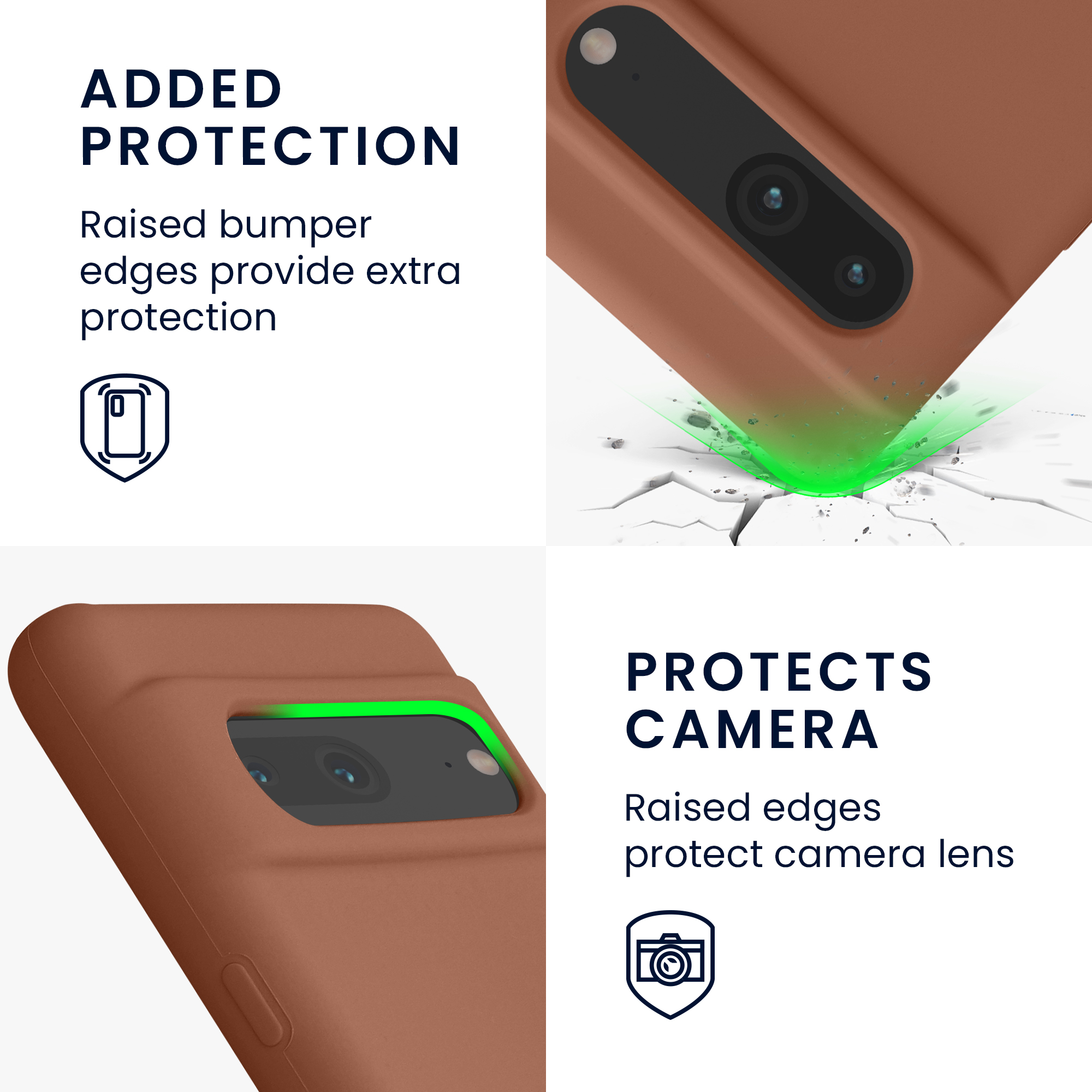 Silikonový kryt kwmobile pro Google Pixel 7 - mocha