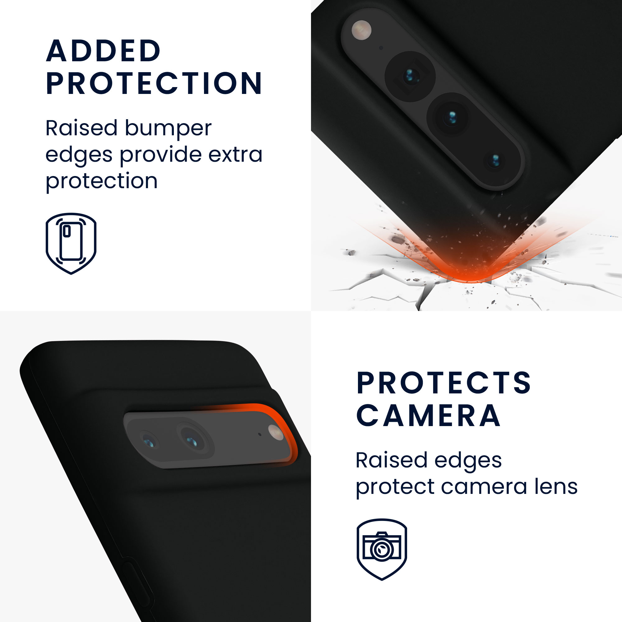TPU kryt kwmobile Google Pixel 7 Pro - černý
