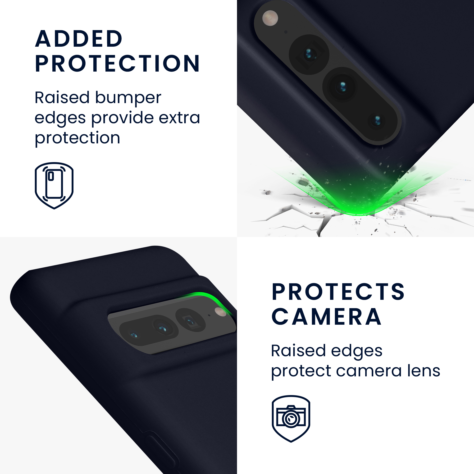TPU kryt kwmobile Google Pixel 7 Pro - tmavě modrý Deep Ocean