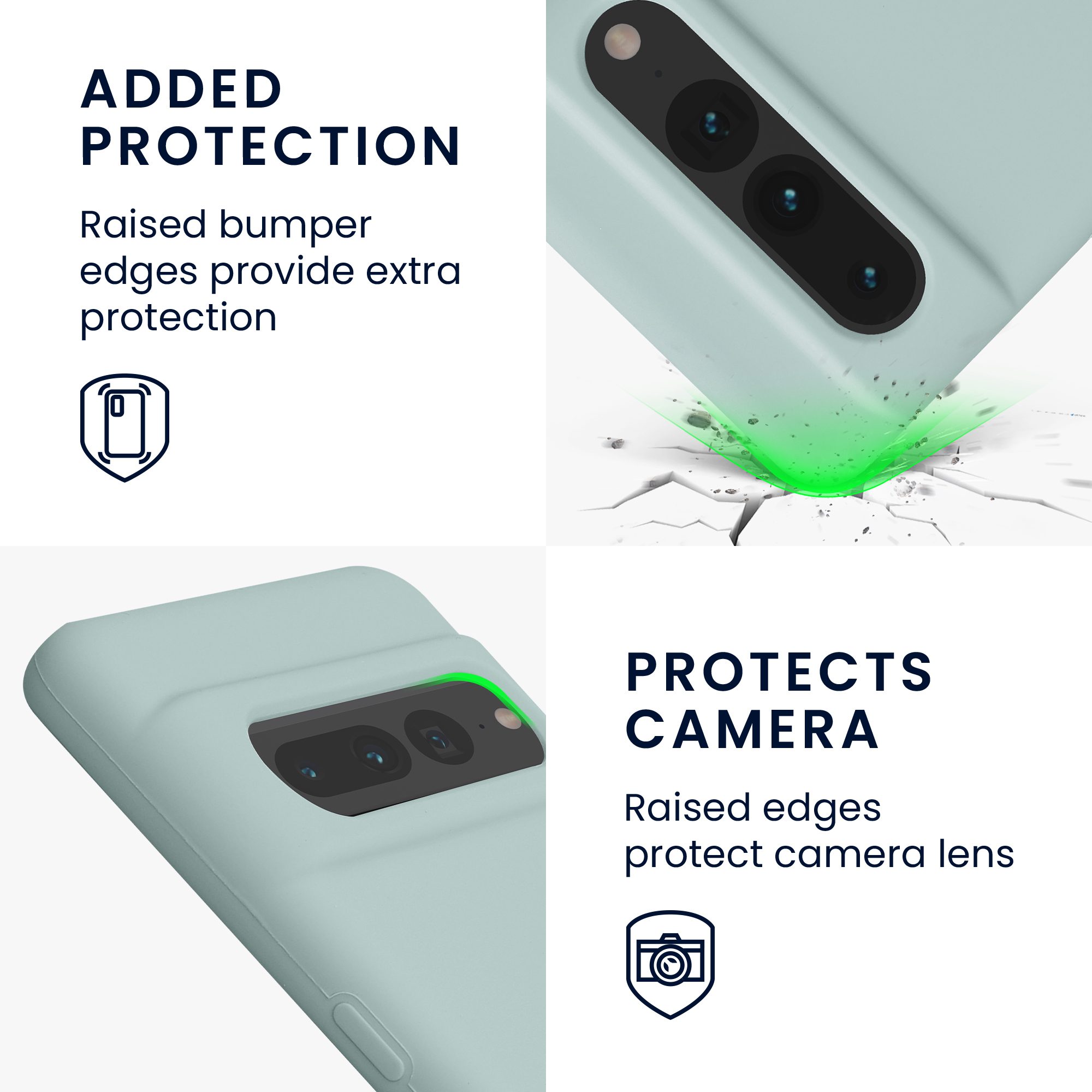 TPU kryt kwmobile Google Pixel 7 Pro - Cool Mint