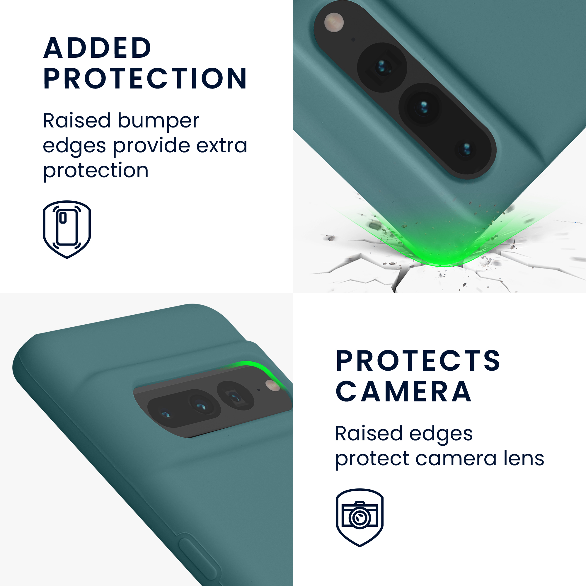 TPU kryt kwmobile Google Pixel 7 Pro - tmavý Arctic Night