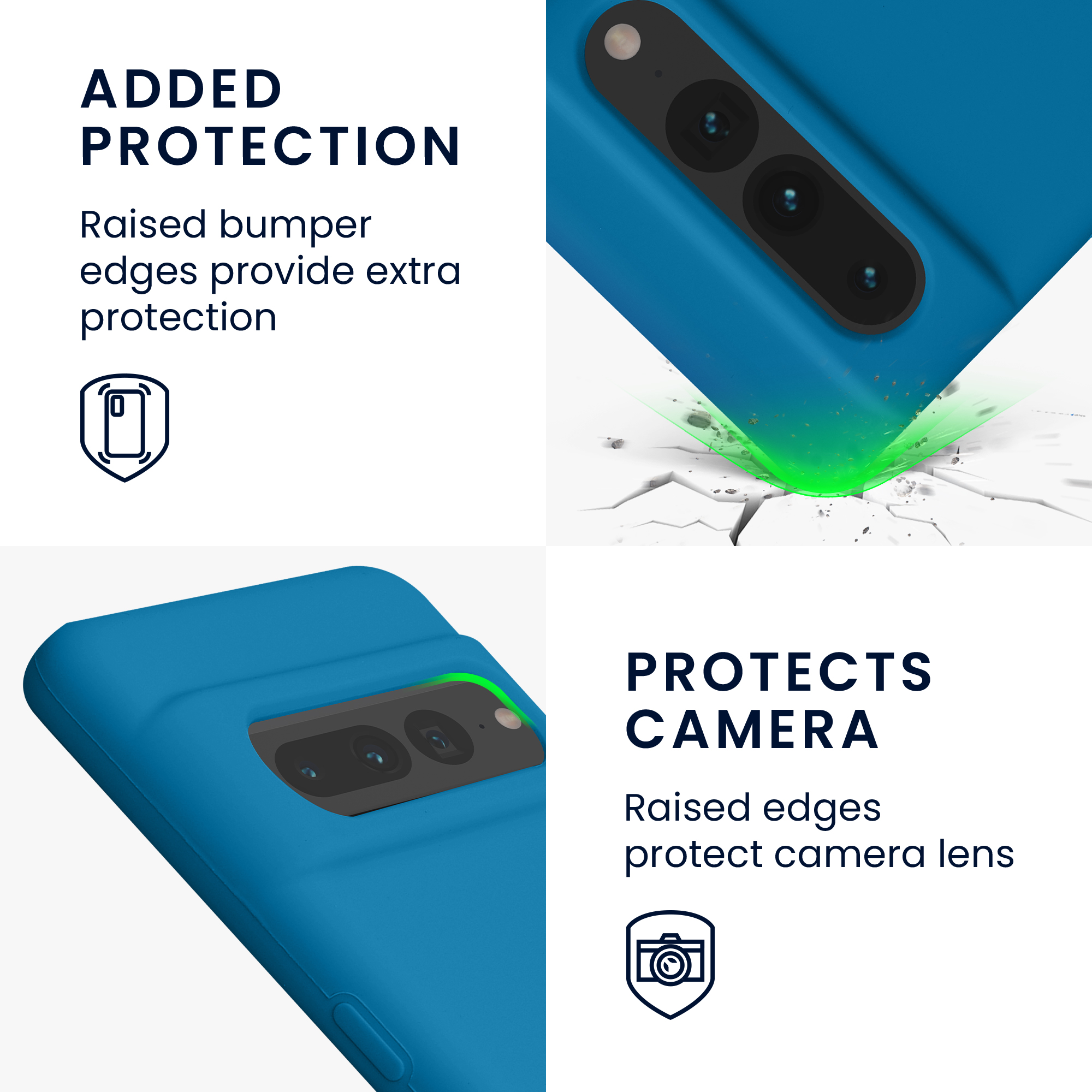 TPU kryt kwmobile Google Pixel 7 Pro - Caribbean Blue