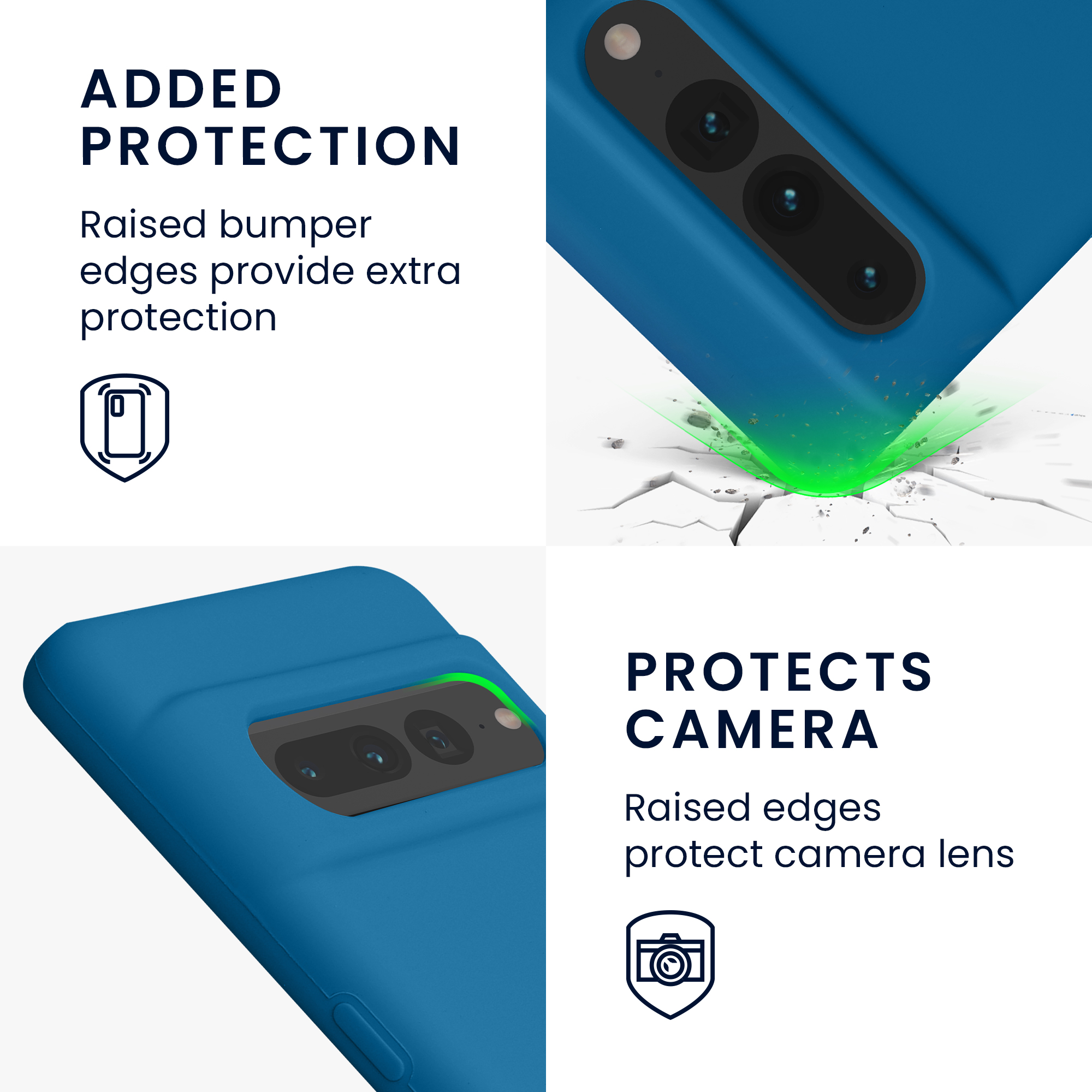 TPU kryt kwmobile Google Pixel 7 Pro - modrý Blue Reef