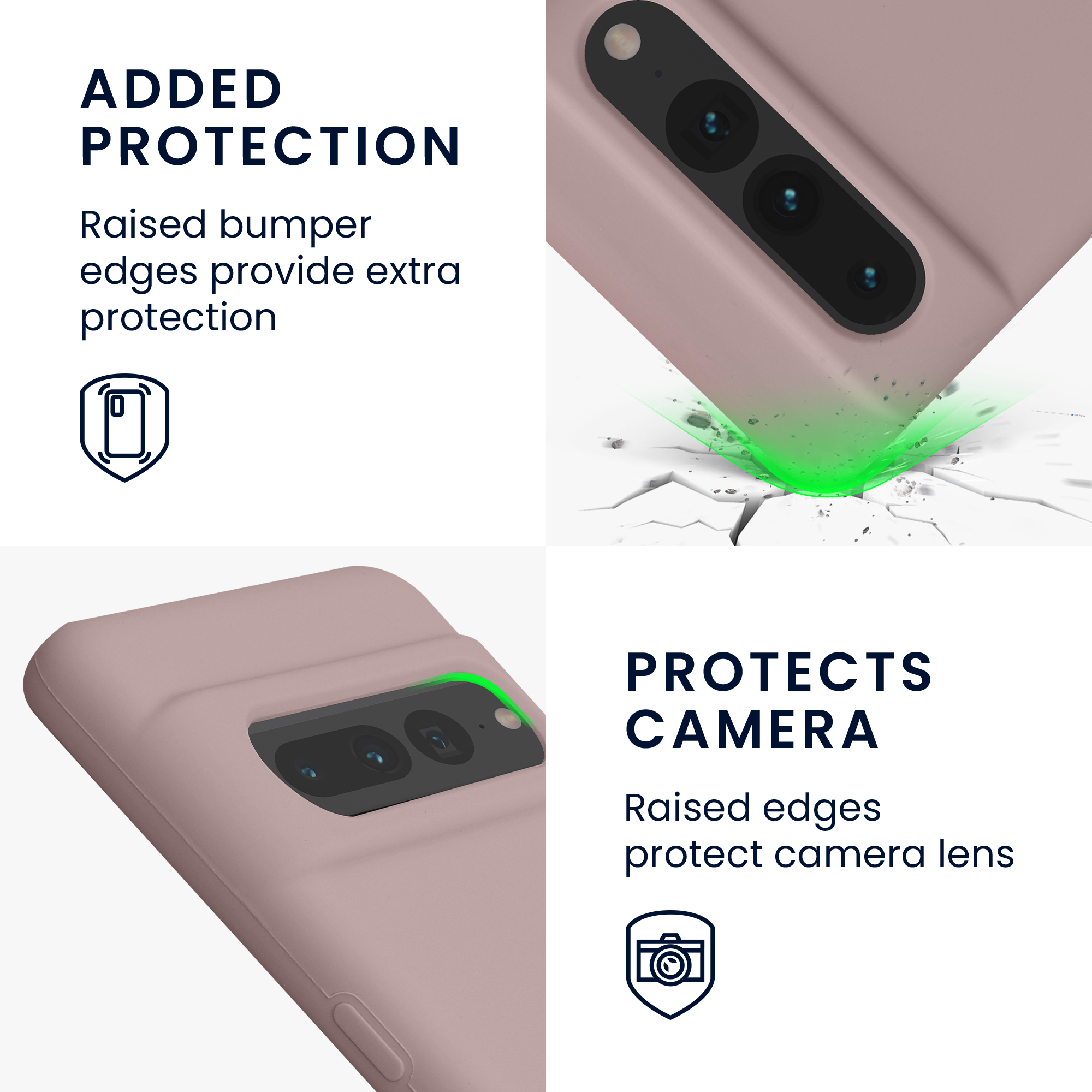 Kryt na mobil Google Pixel 7 Pro - kwmobile, jemný šeříkový