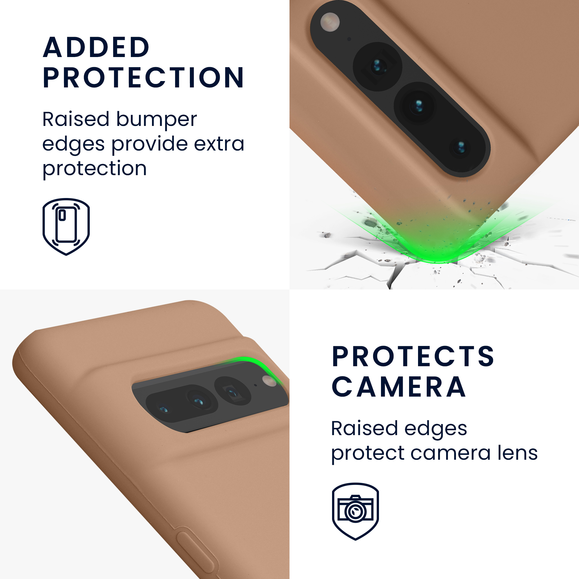 TPU kryt kwmobile Google Pixel 7 Pro - Cappuccino