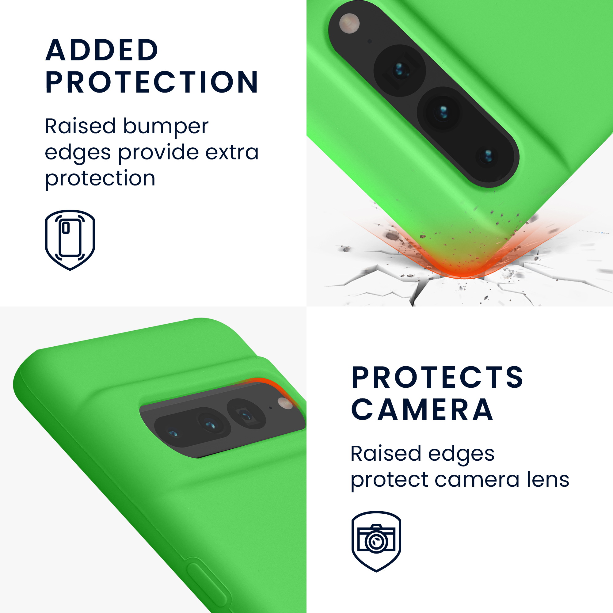 TPU kryt kwmobile Google Pixel 7 Pro - limetkově zelený