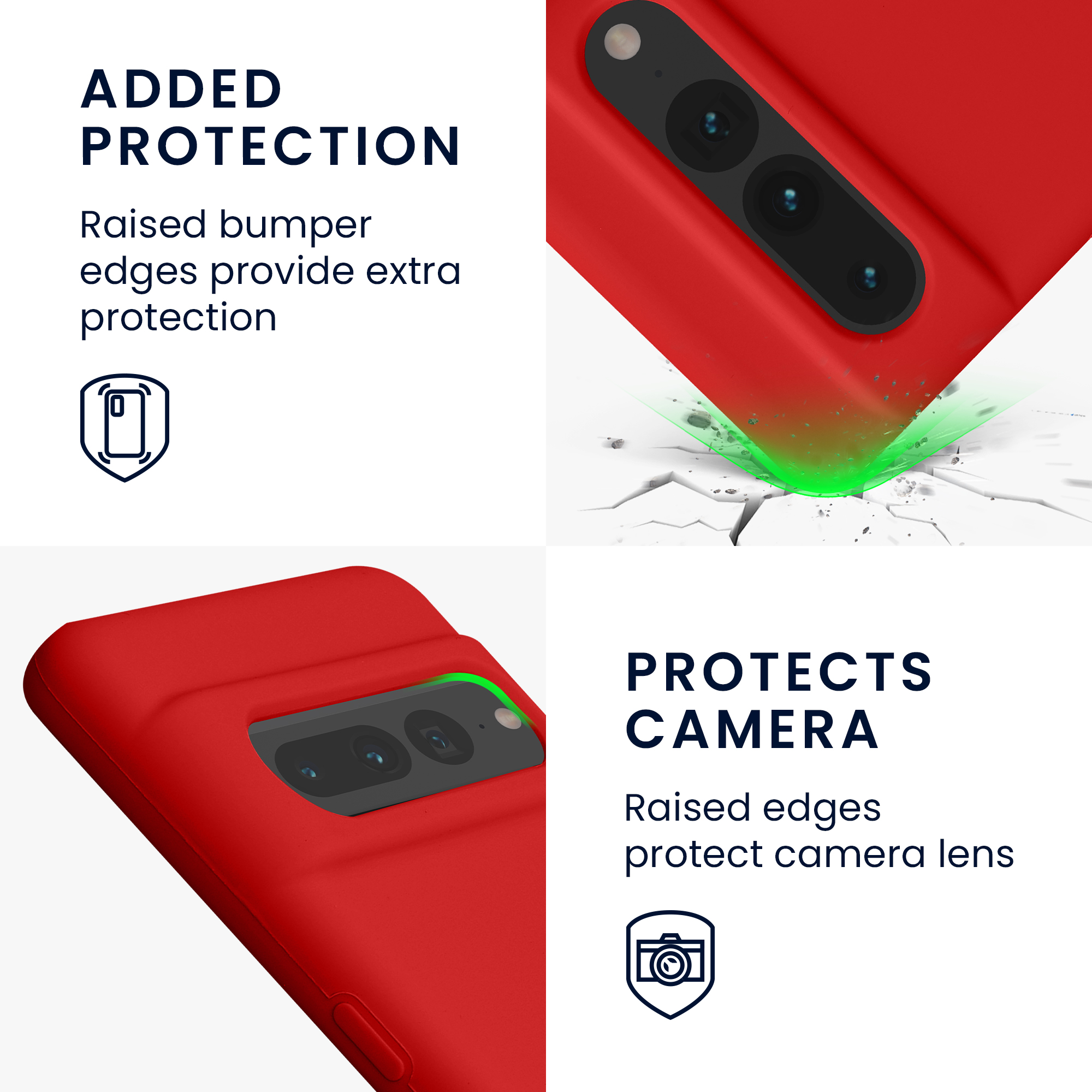 TPU kryt kwmobile Google Pixel 7 Pro - Classic Red