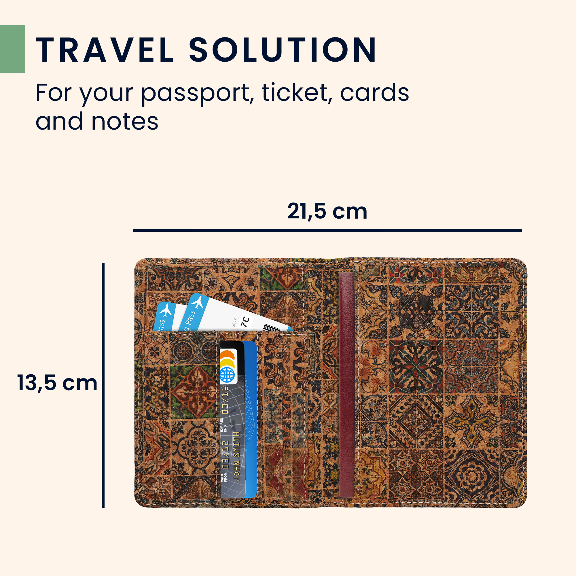 kwmobile obal na pas - Maroccan Tiles