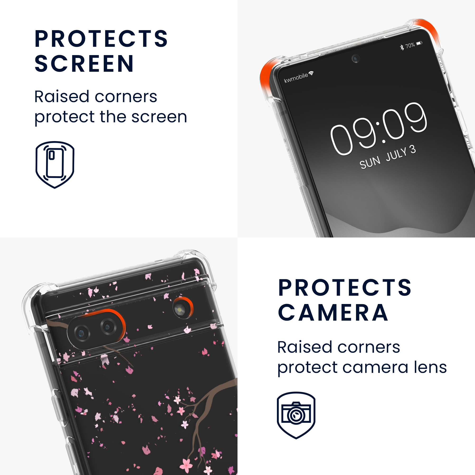 Crossbody kryt kwmobile pro Google Pixel 6 - tmavě hnědá