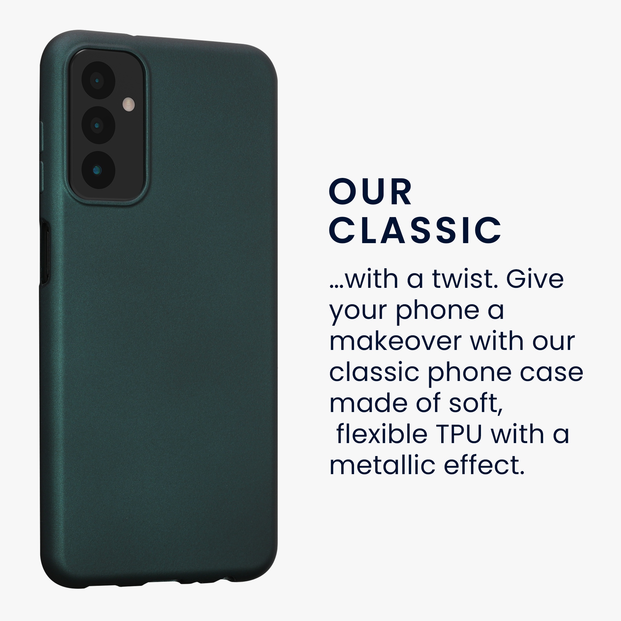 Metalický kryt na mobil Samsung Galaxy M13 kwmobile Metallic Teal