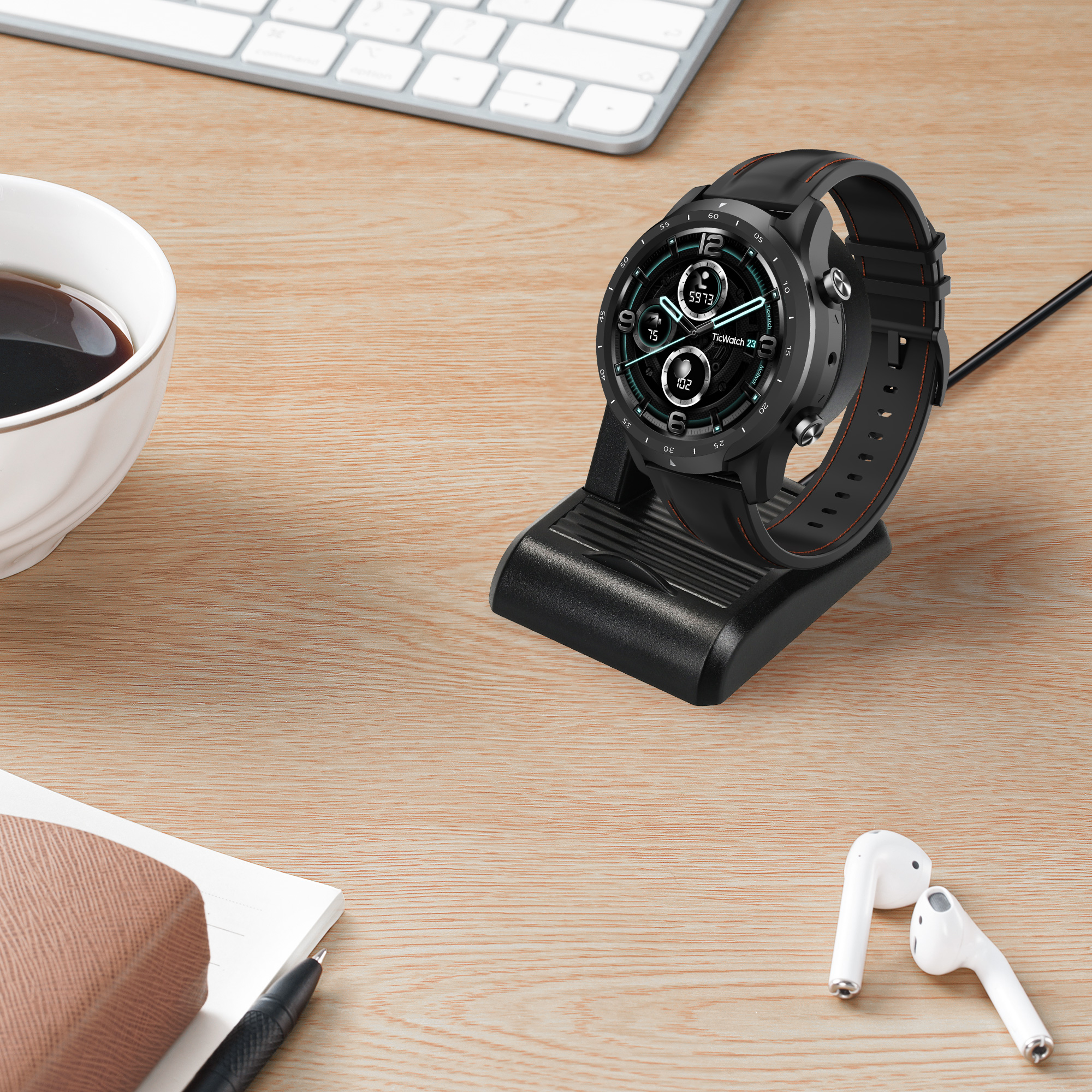 Dokovací stanice hodinky Ticwatch Pro 5 USB nabíjení kwmobile