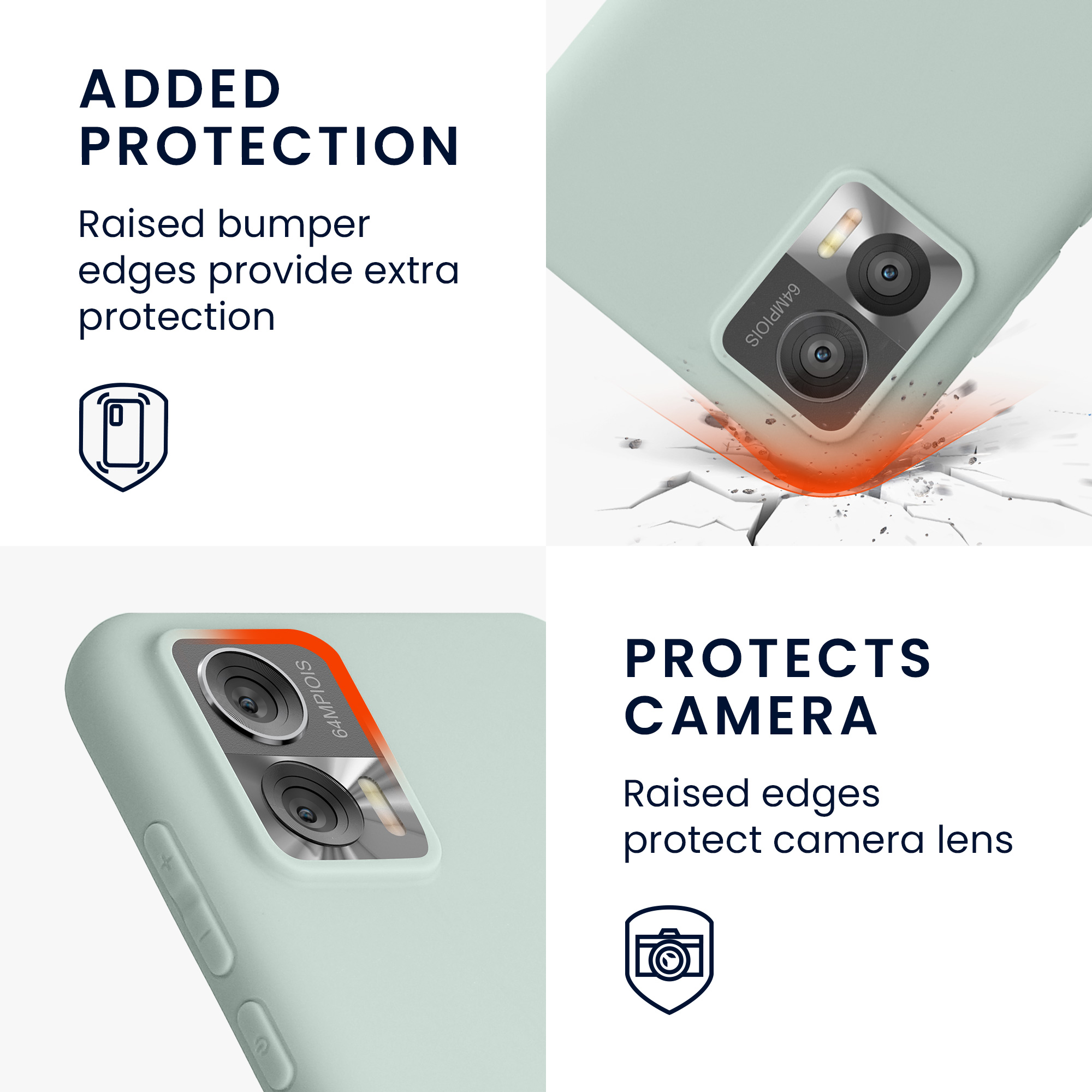 TPU kryt na mobil Motorola Edge 30 Neo kwmobile TPU mintový