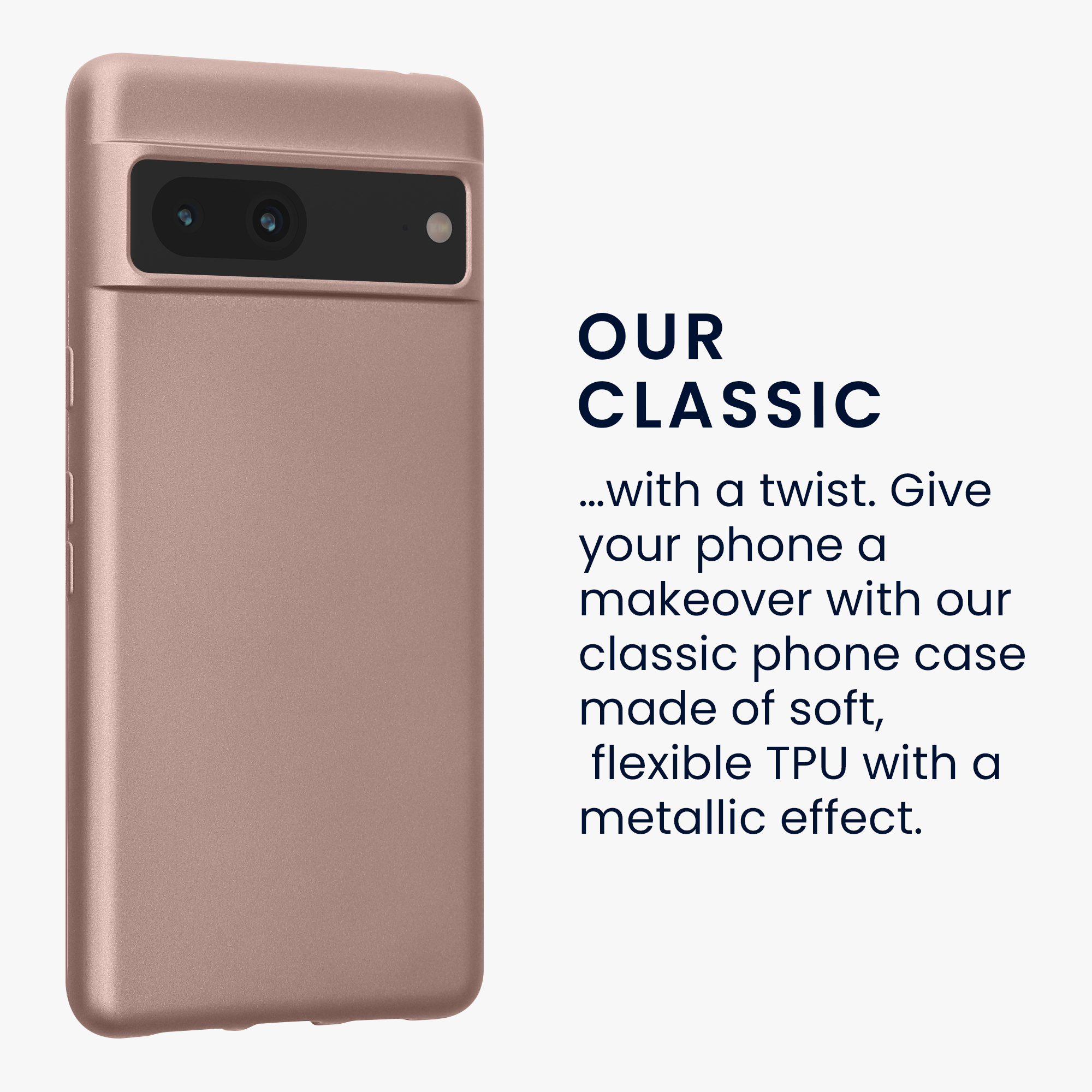 Metalický kryt kwmobile pro Google Pixel 7 - metalická Arctic Berry