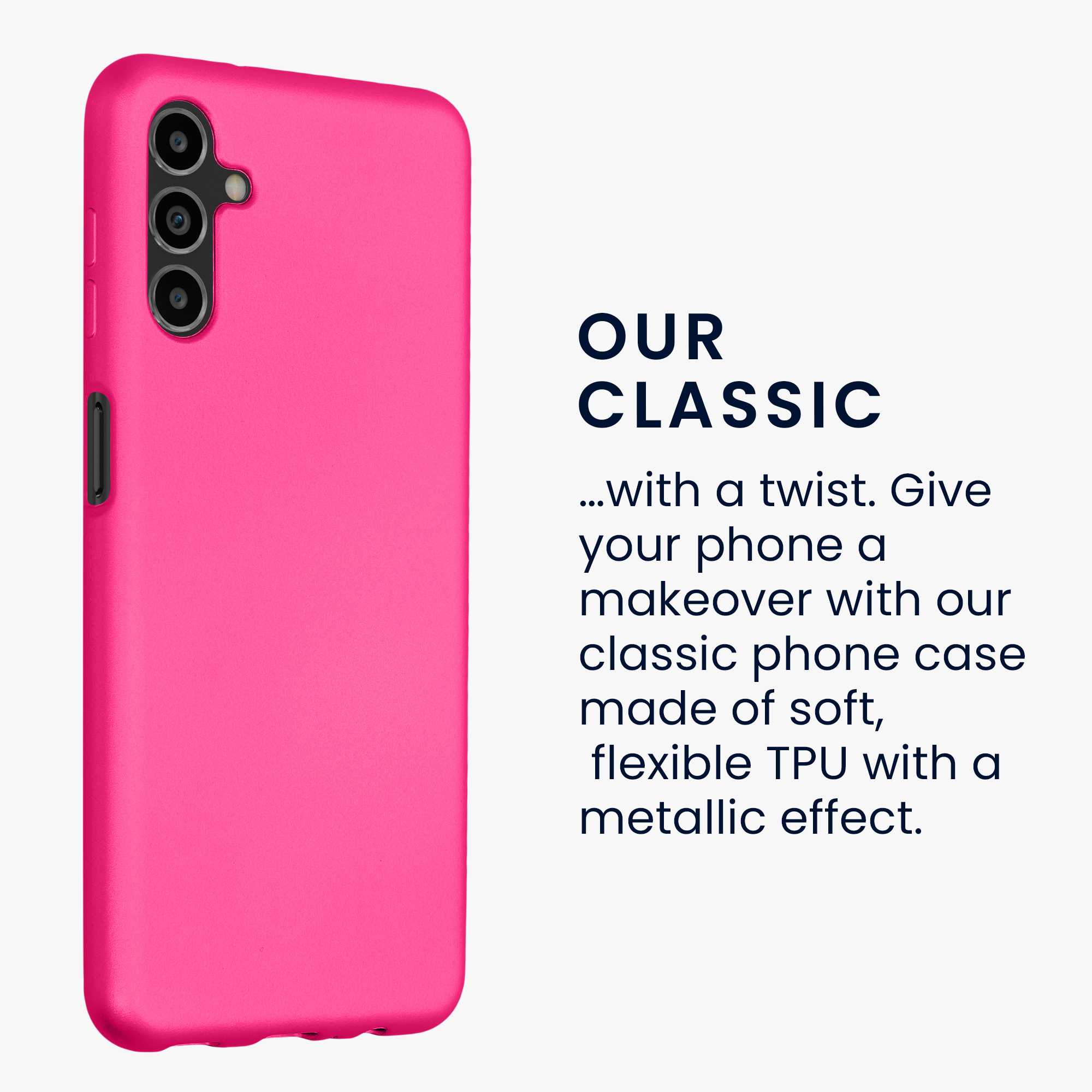 Kryt na mobil Samsung Galaxy A04s kwmobile Metallic metalicky růžový