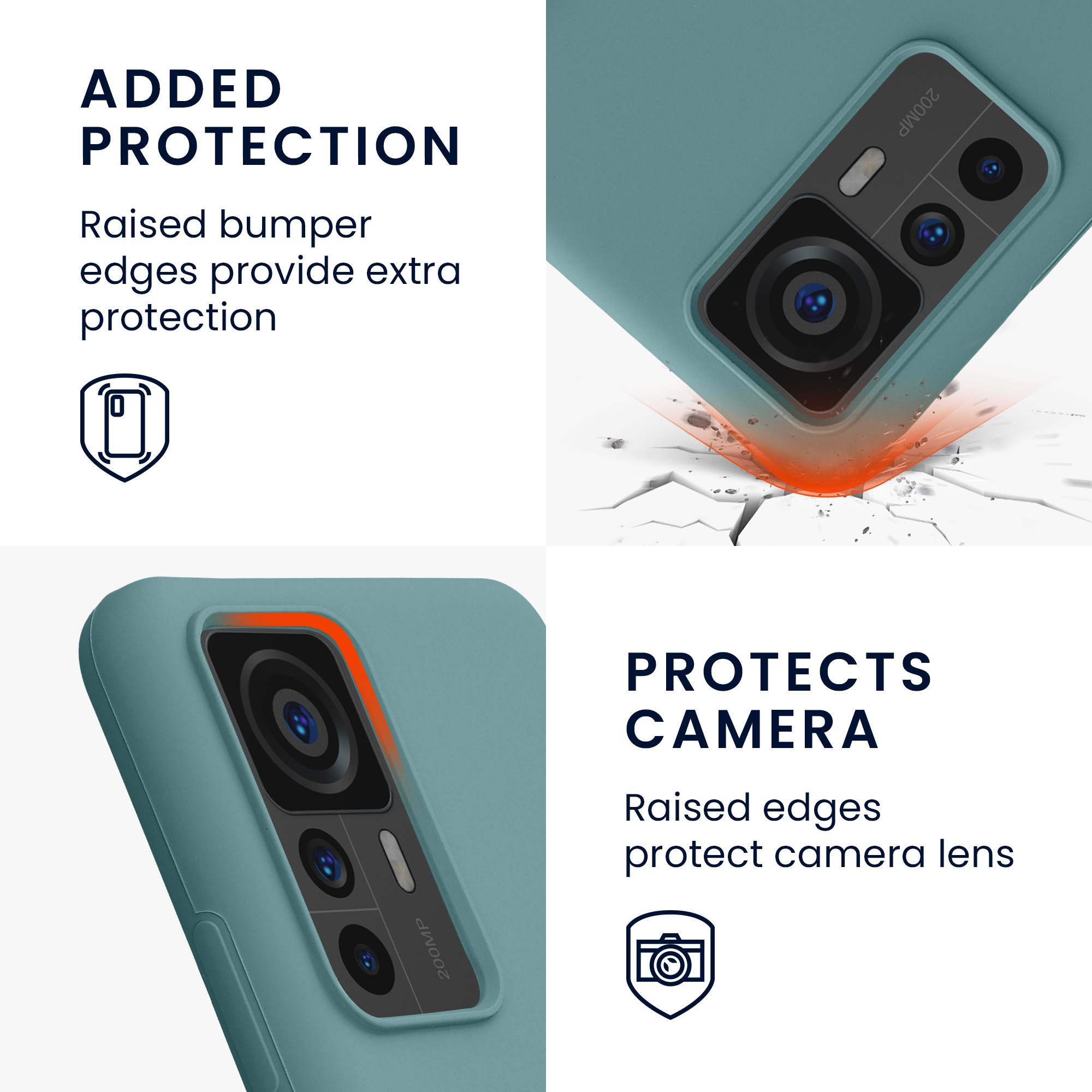 Kryt na mobil Xiaomi 12T / 12T Pro kwmobile temně modrá