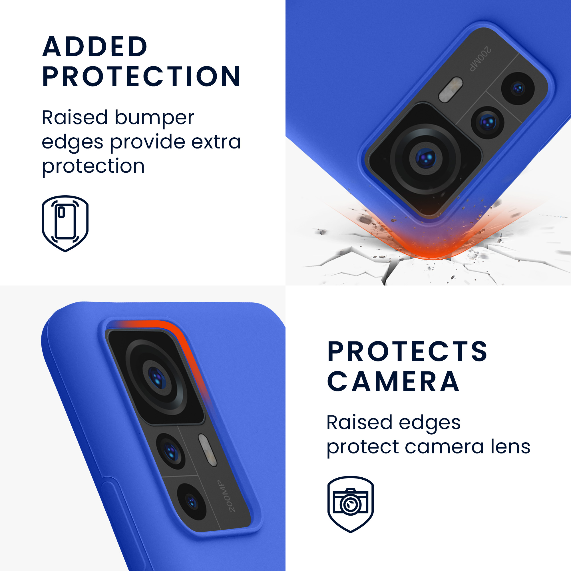 Kryt na mobil Xiaomi 12T / 12T Pro kwmobile baltská modrá