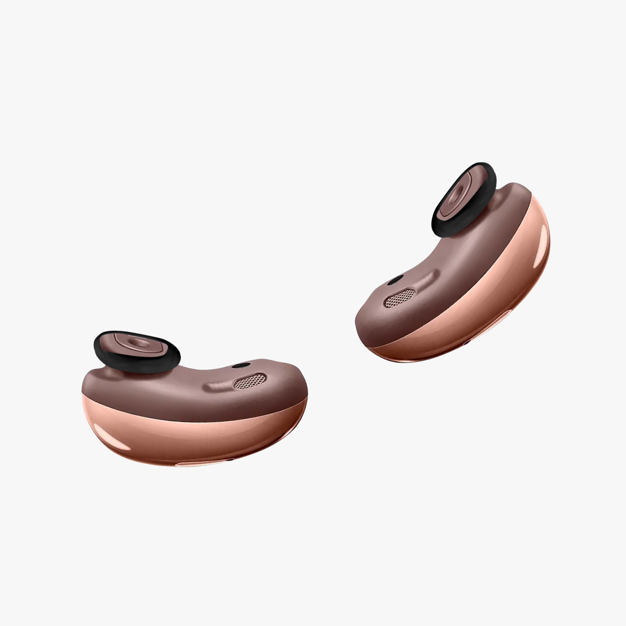 Silikonové nástavce do uší pro Samsung Galaxy Buds Live kwmobile sada 8 ks - černá