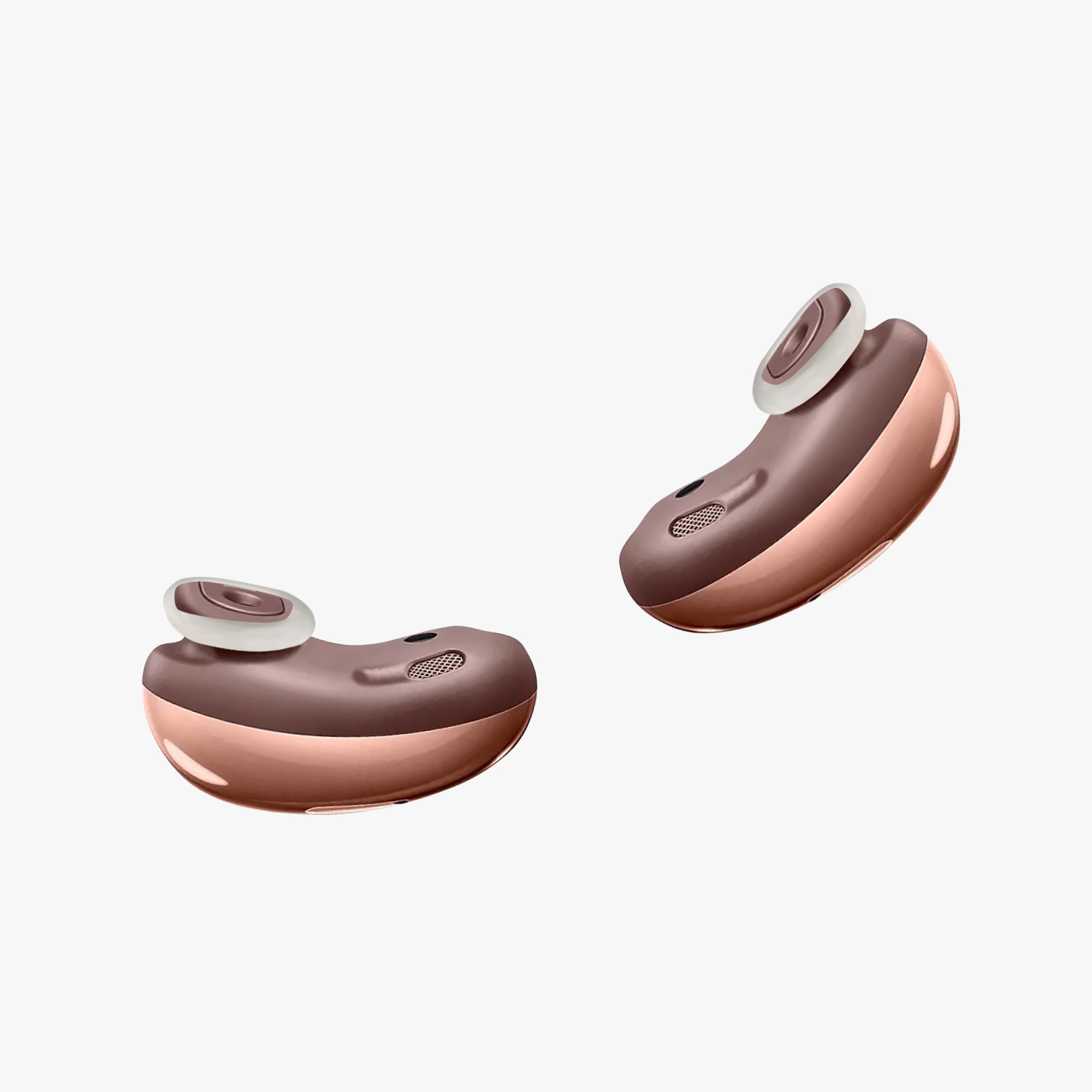 Silikonové pouzdro na sluchátka Samsung Galaxy Buds kwmobile bílý