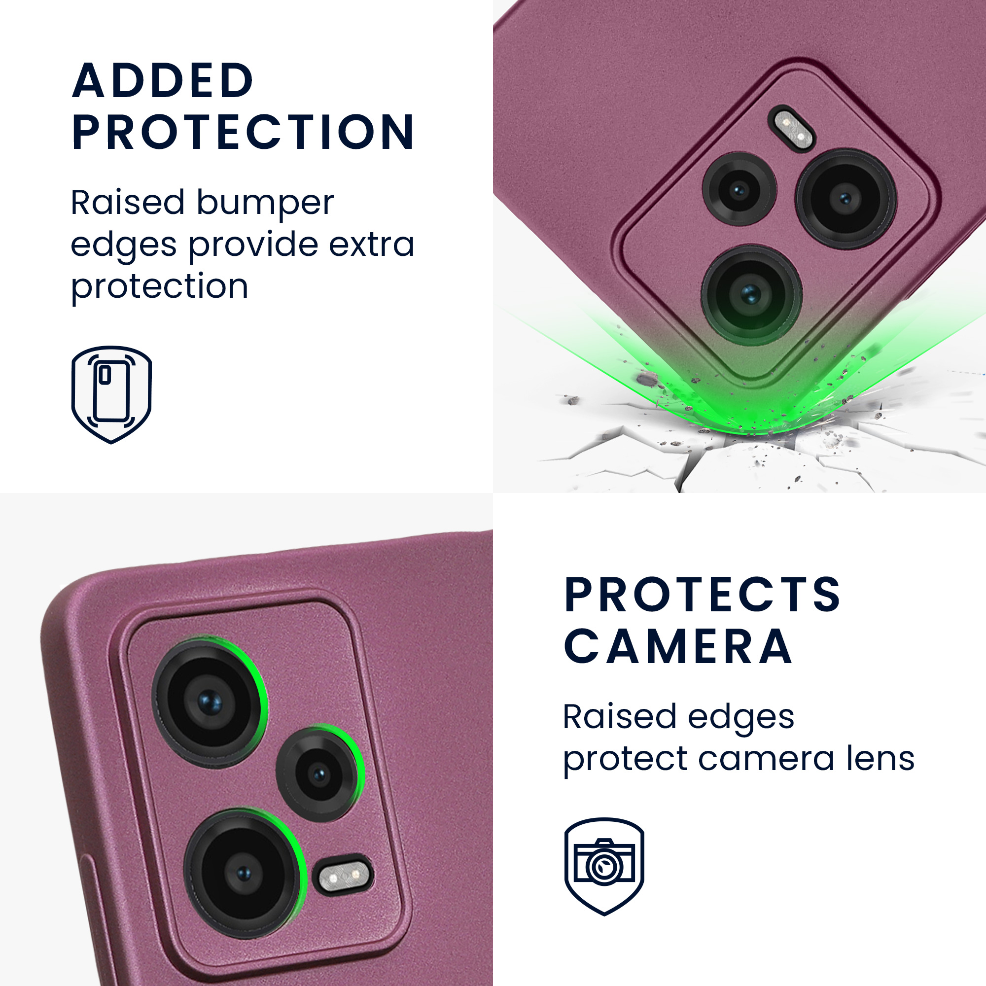 Metalický TPU kryt pro Xiaomi Redmi Note 12 Pro 5G kwmobile ‑ metalická levandulová