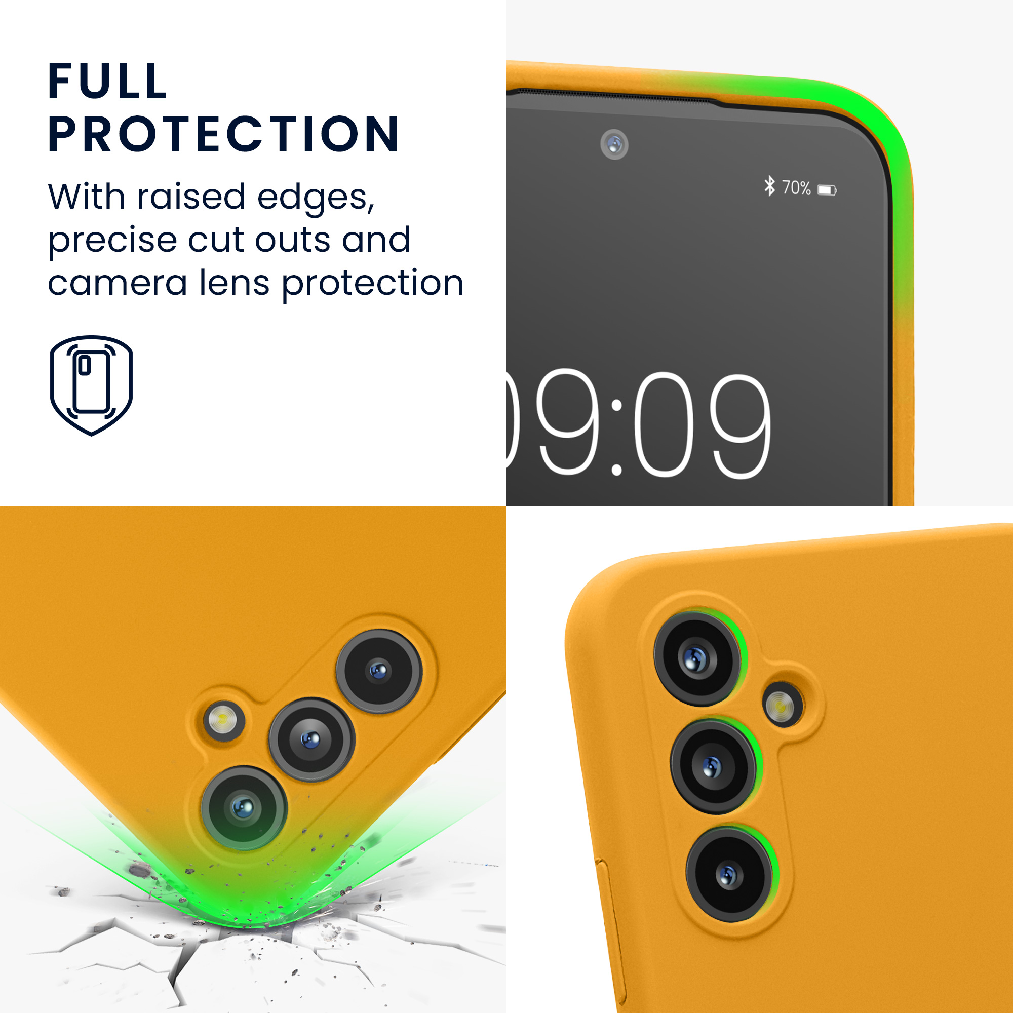 Kryt na mobil Samsung Galaxy A54 5G kwmobile slim matný TPU Mango