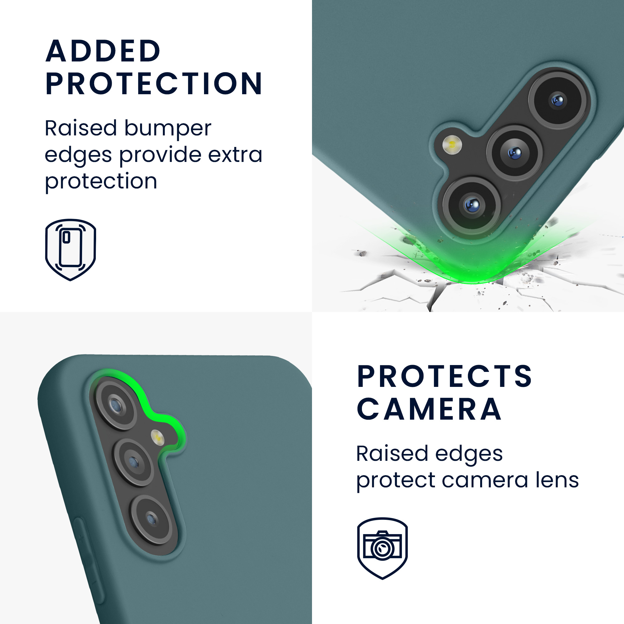 Kryt na mobil Samsung Galaxy A54 5G kwmobile TPU Arktická noc
