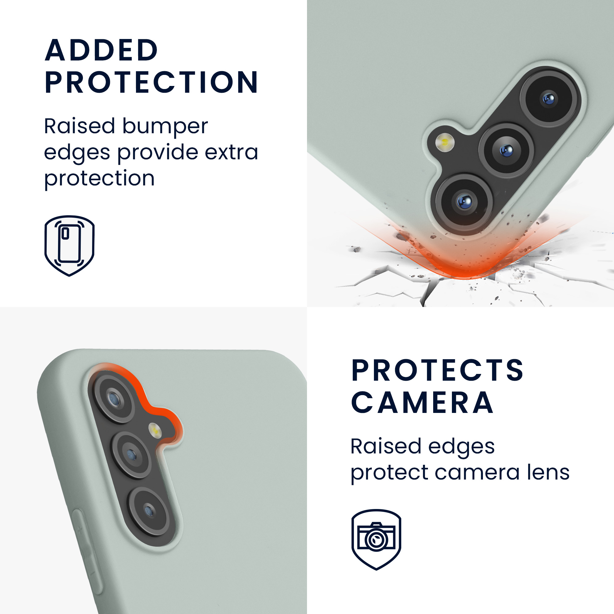 Pouzdro pro Samsung Galaxy A54 5G kwmobile TPU - světle mátová