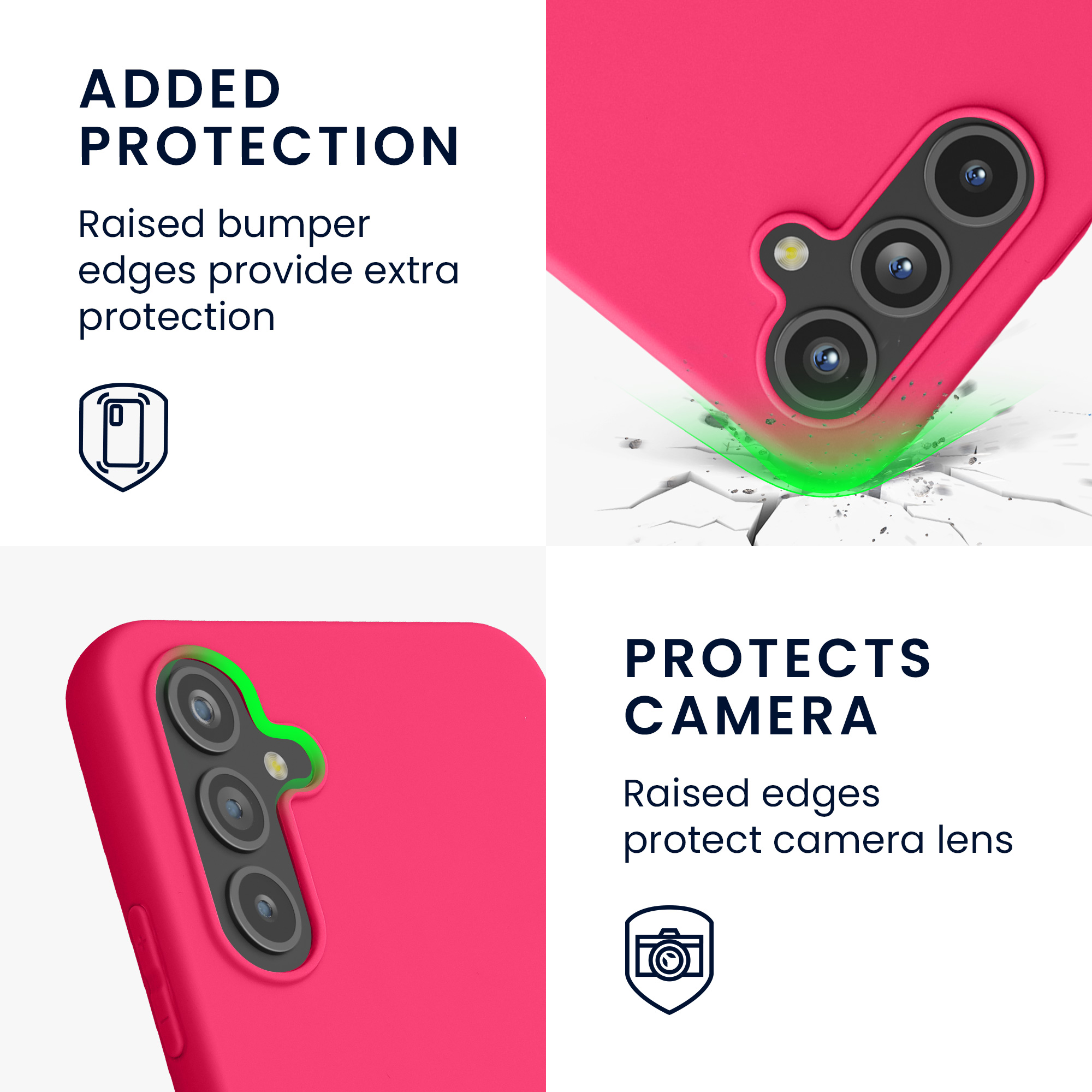 Kryt na mobil Samsung Galaxy A54 5G kwmobile TPU Neonová růžová