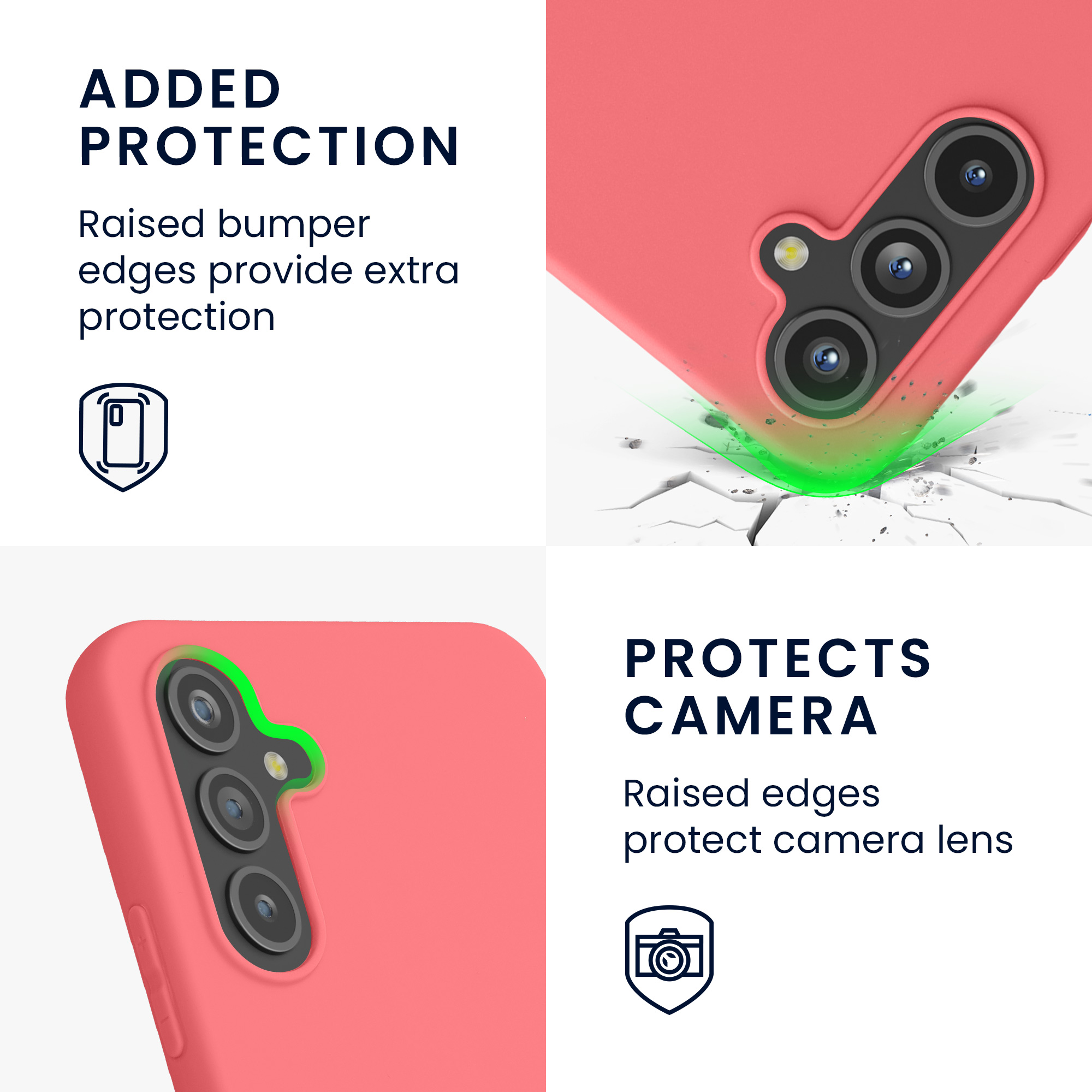 Kryt na mobil Samsung Galaxy A54 5G kwmobile TPU Neonová korálová