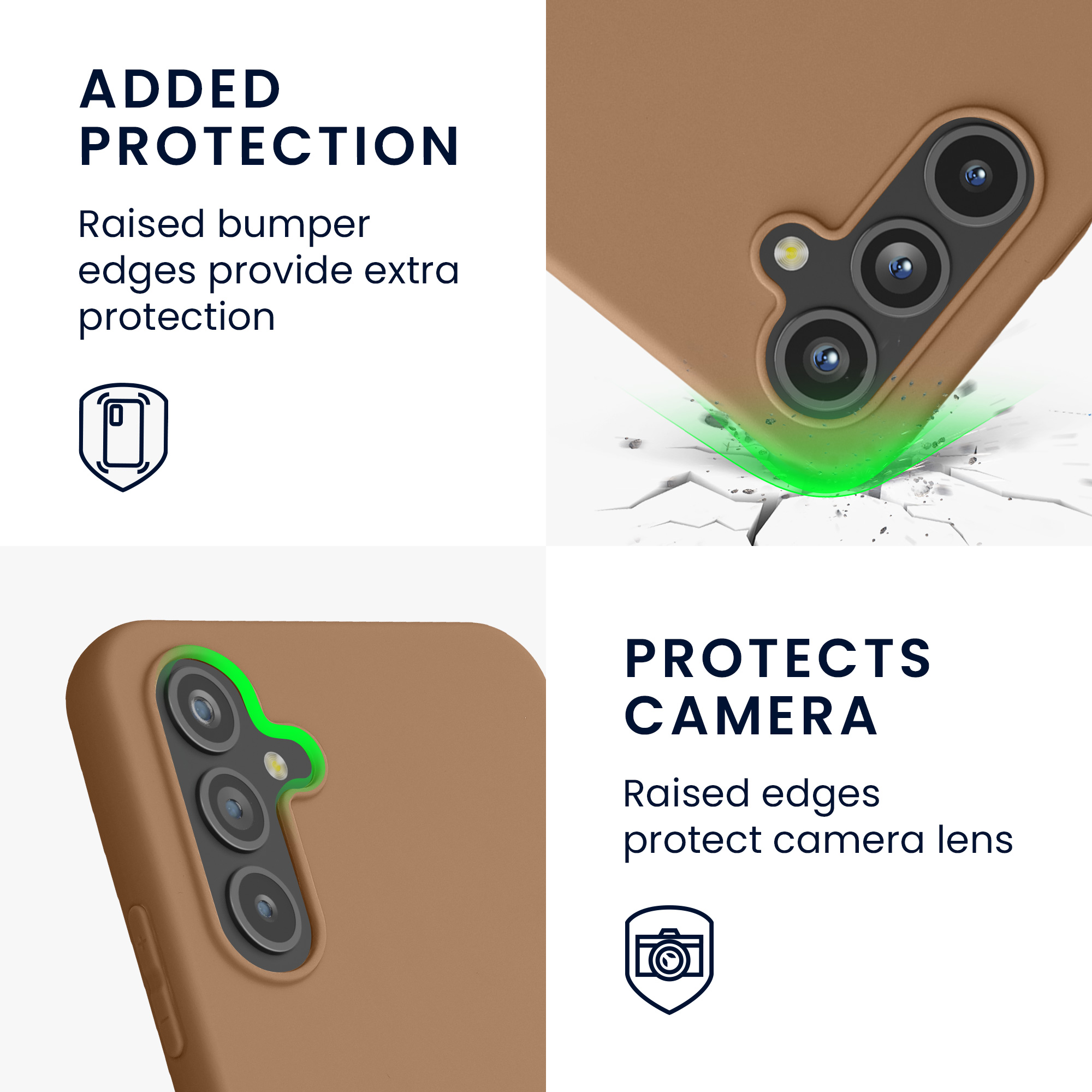 Kryt na mobil Samsung Galaxy A54 5G kwmobile TPU Cappuccino