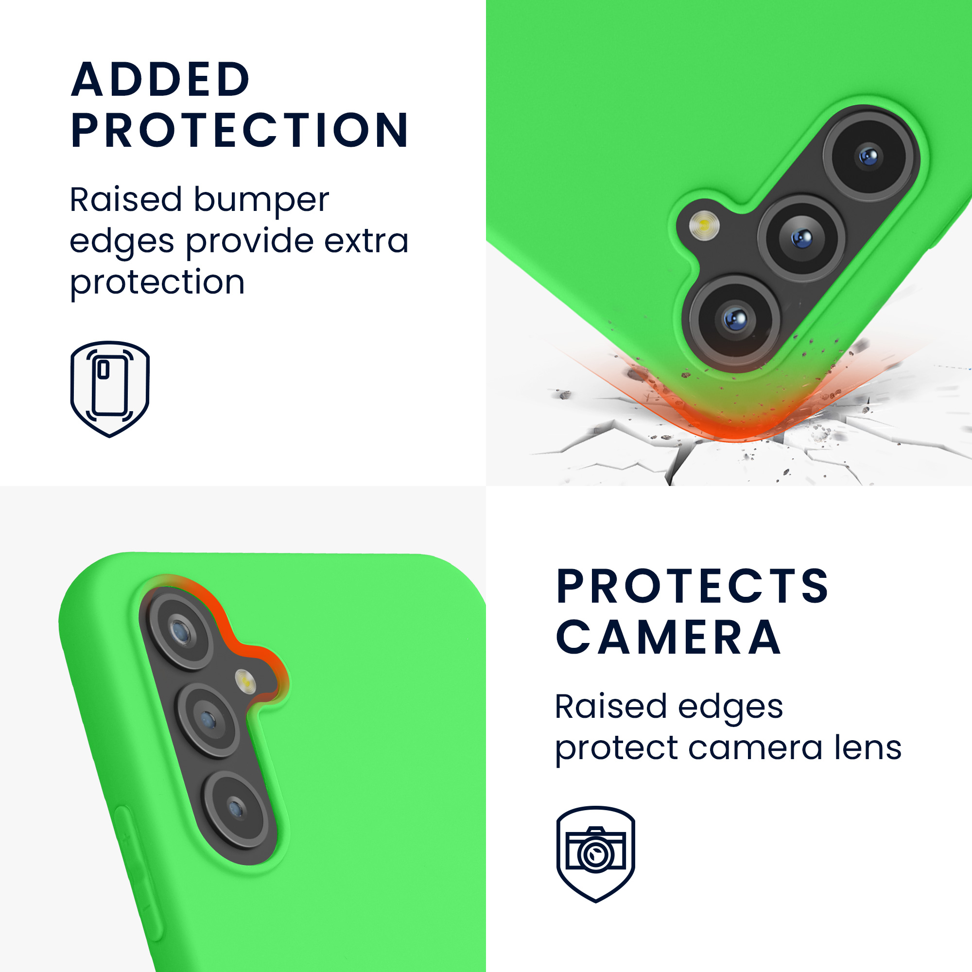 Kryt na mobil Samsung Galaxy A54 5G kwmobile TPU Neon Green