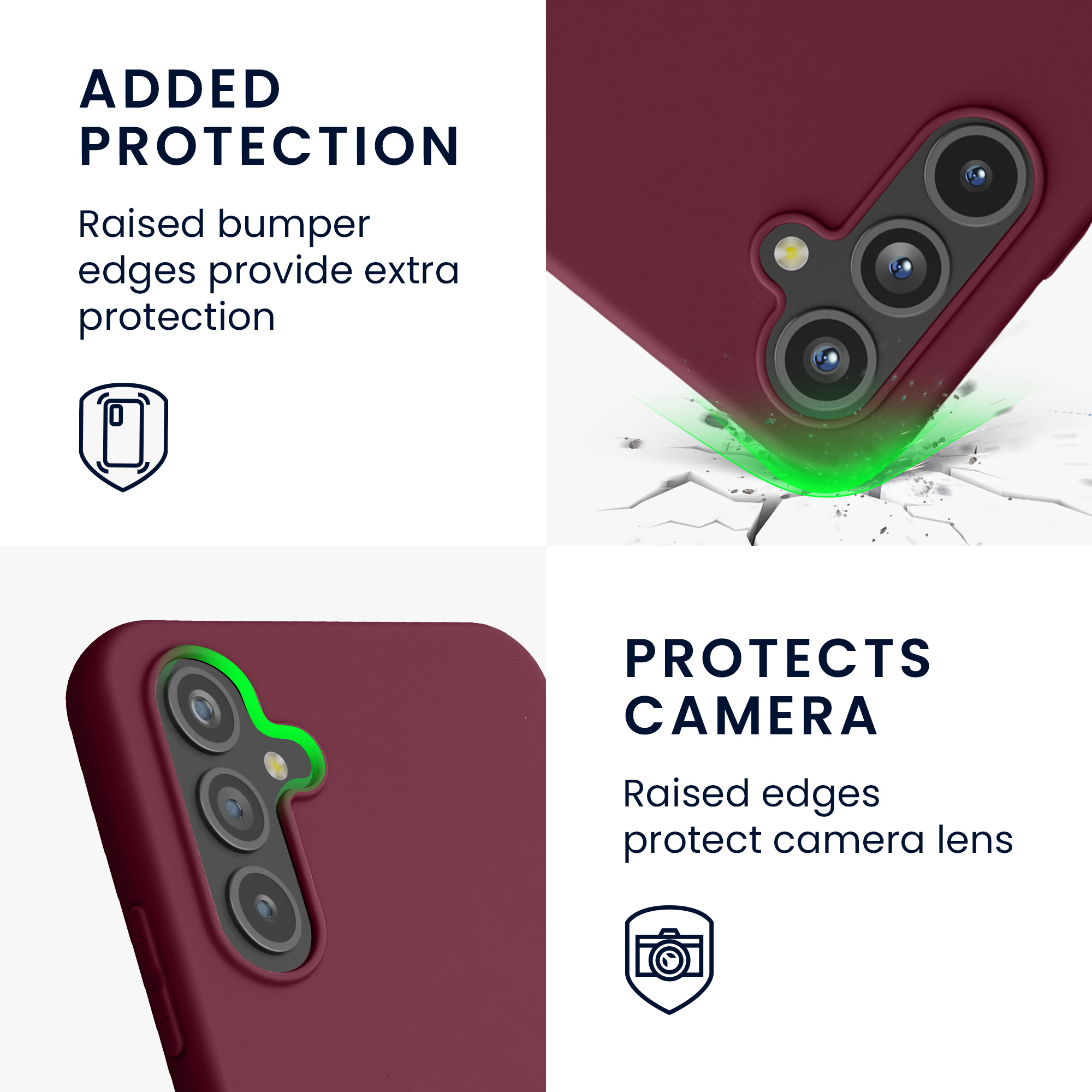 Pouzdro pro Samsung Galaxy A54 5G kwmobile TPU - magenta fialová