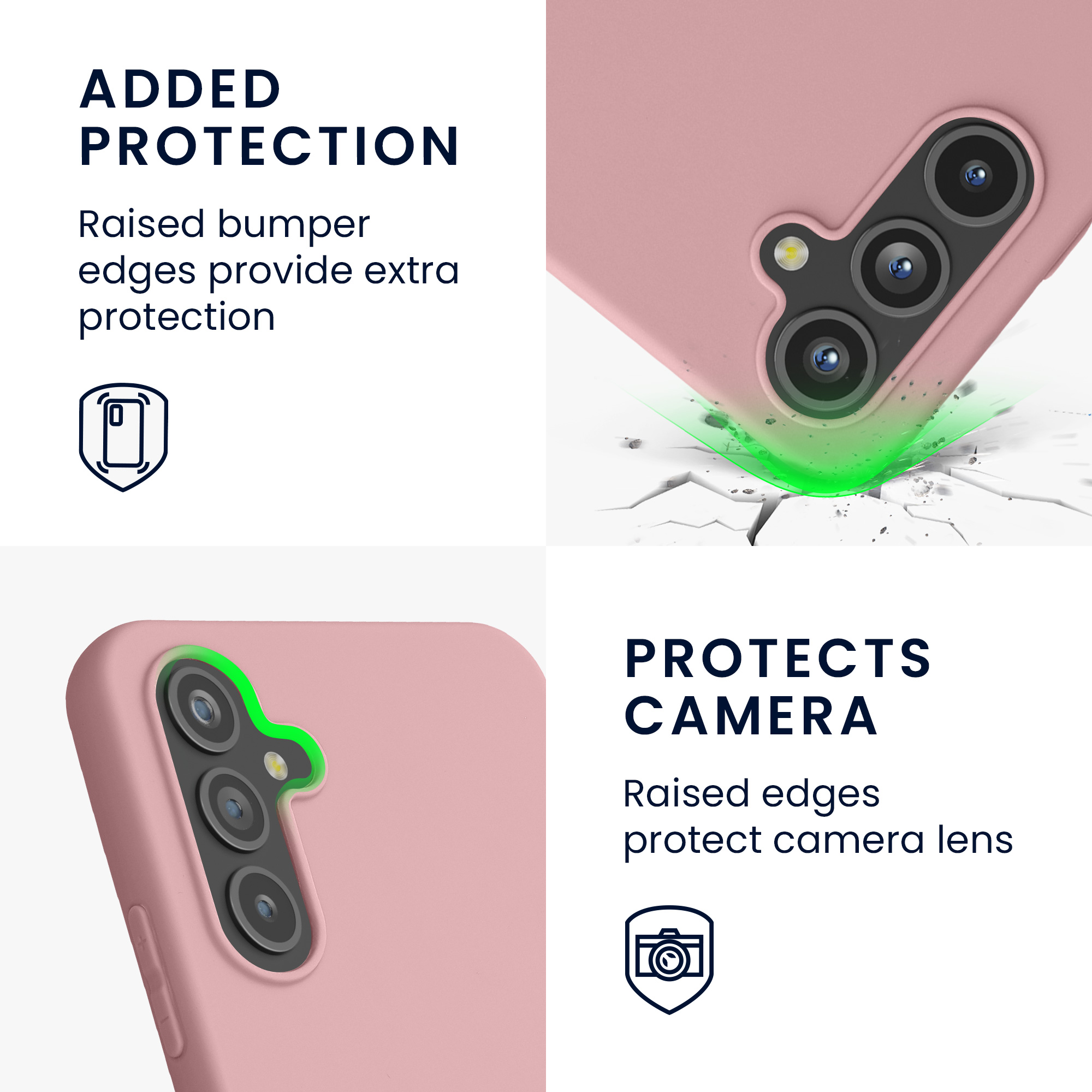 Kryt na mobil Samsung Galaxy A54 5G kwmobile TPU Starorůžová
