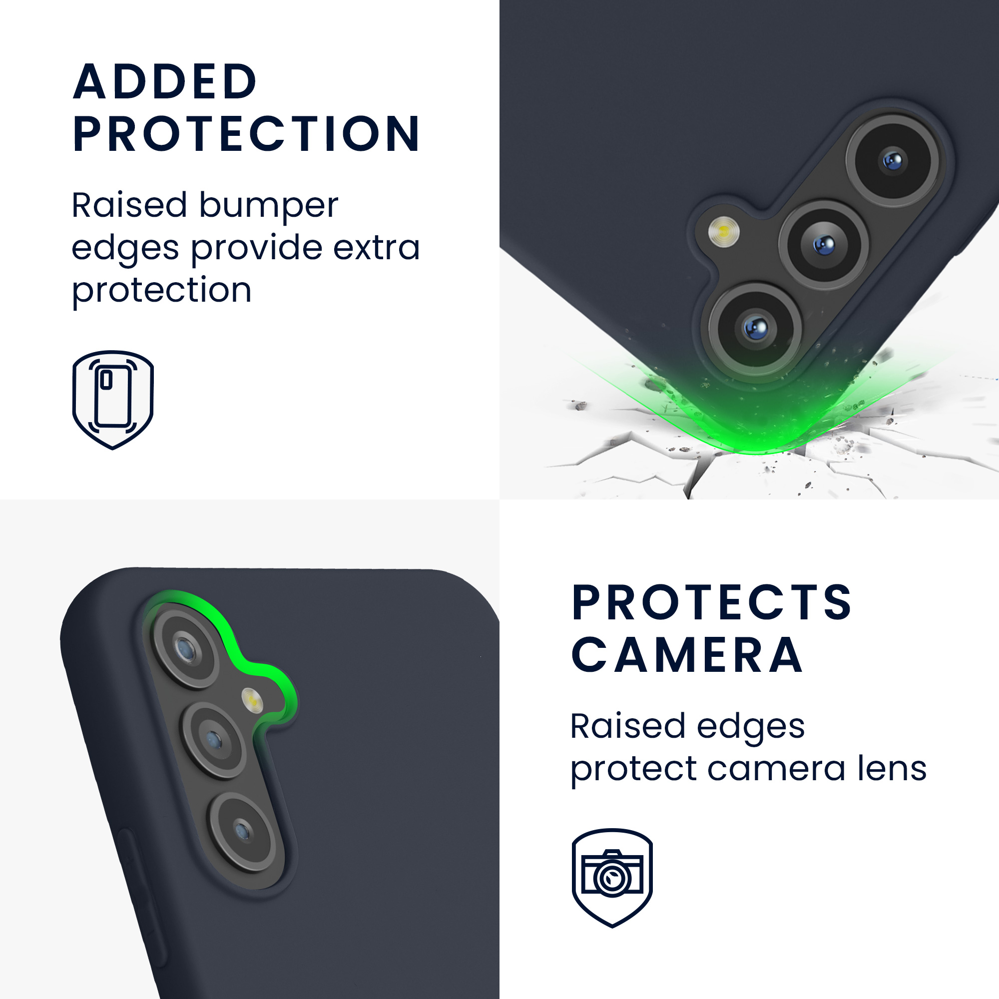 Kryt na mobil Samsung Galaxy A54 5G kwmobile TPU Tmavě modrá