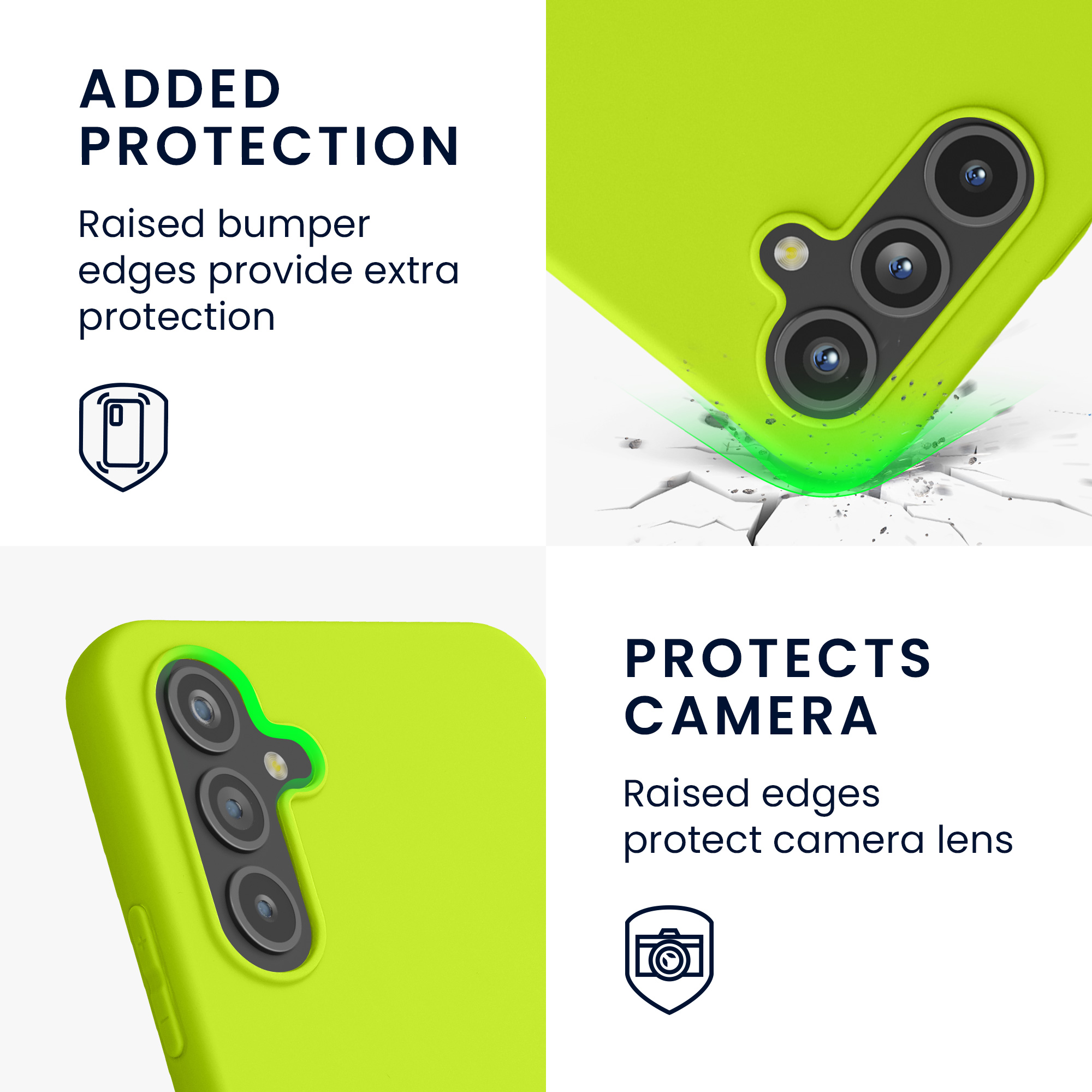 Pouzdro pro Samsung Galaxy A54 5G kwmobile TPU - neonově žlutá