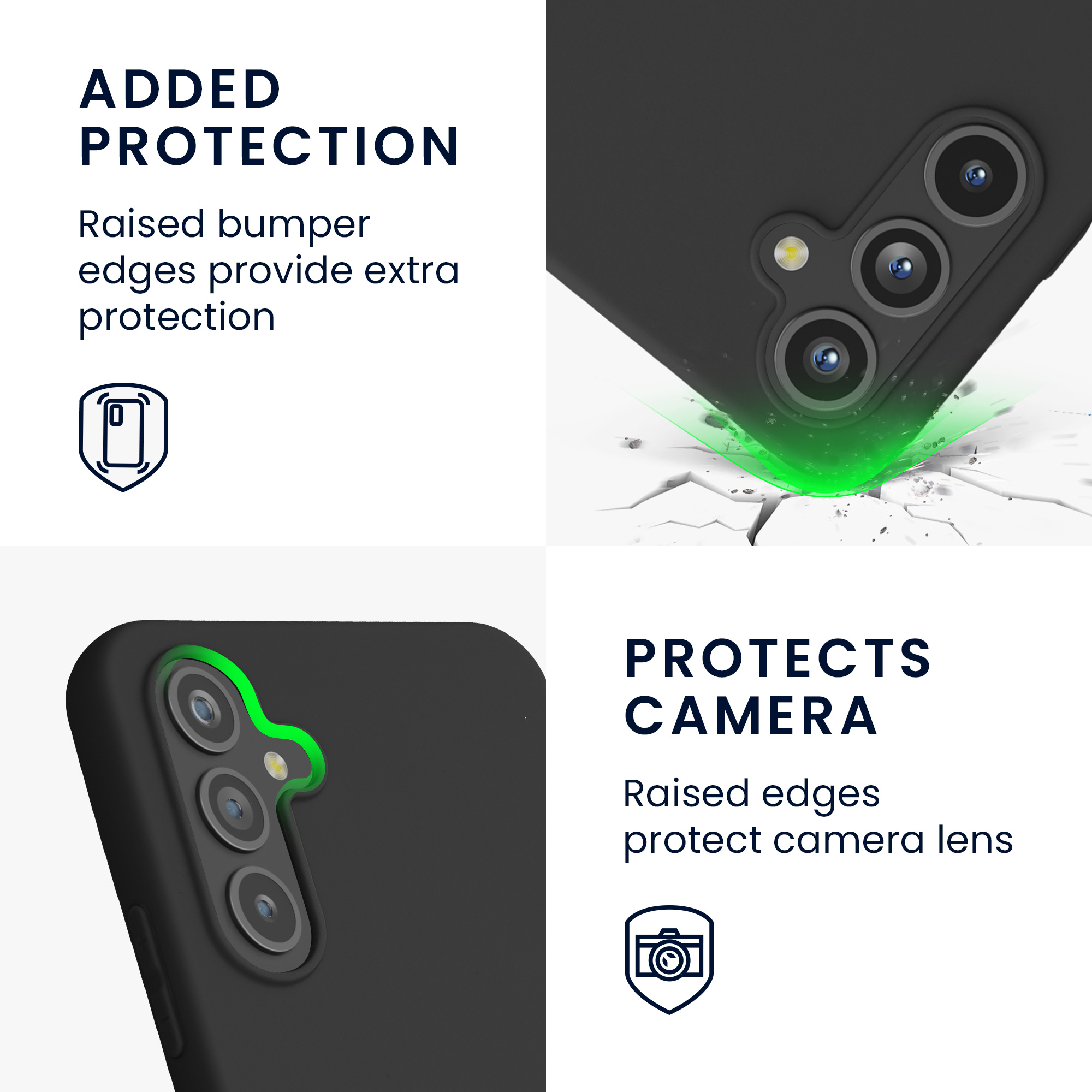 Pouzdro pro Samsung Galaxy A54 5G kwmobile TPU - tmavě šedá