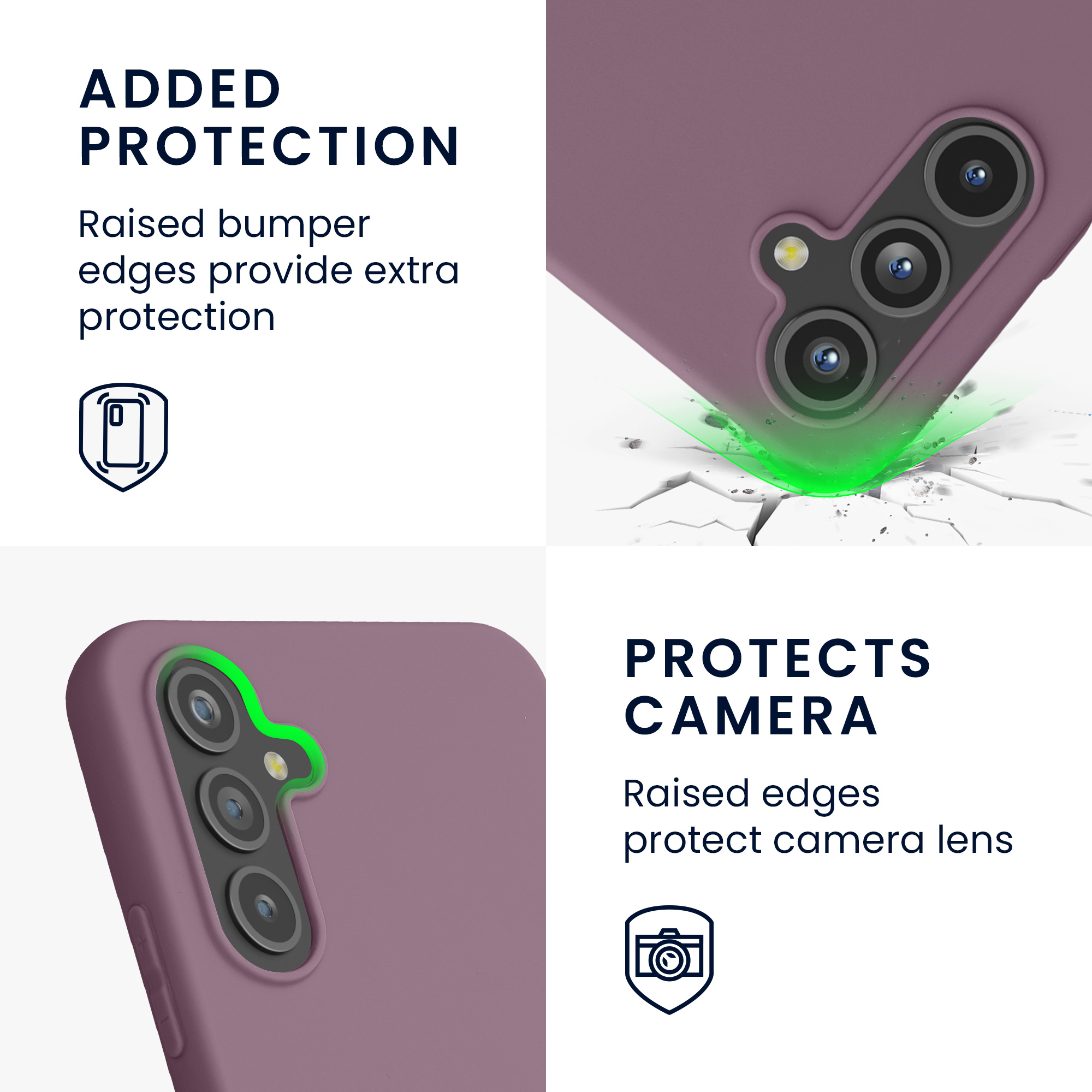 Pouzdro pro Samsung Galaxy A54 5G kwmobile TPU - pastelová kosatcová