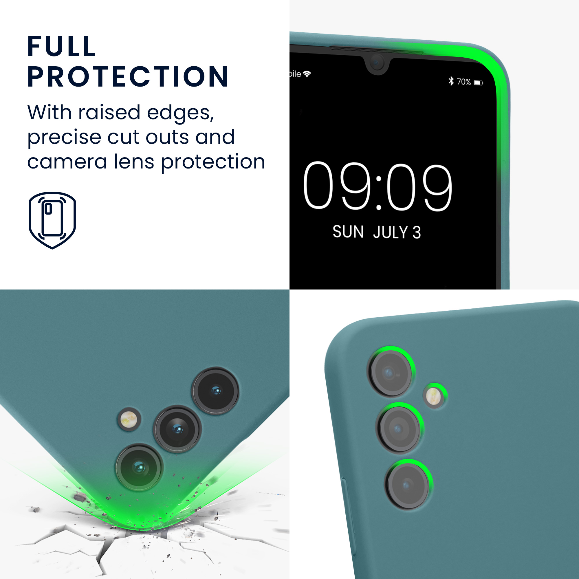 Matný kryt na mobil Samsung Galaxy A34 5G kwmobile Antique Stone