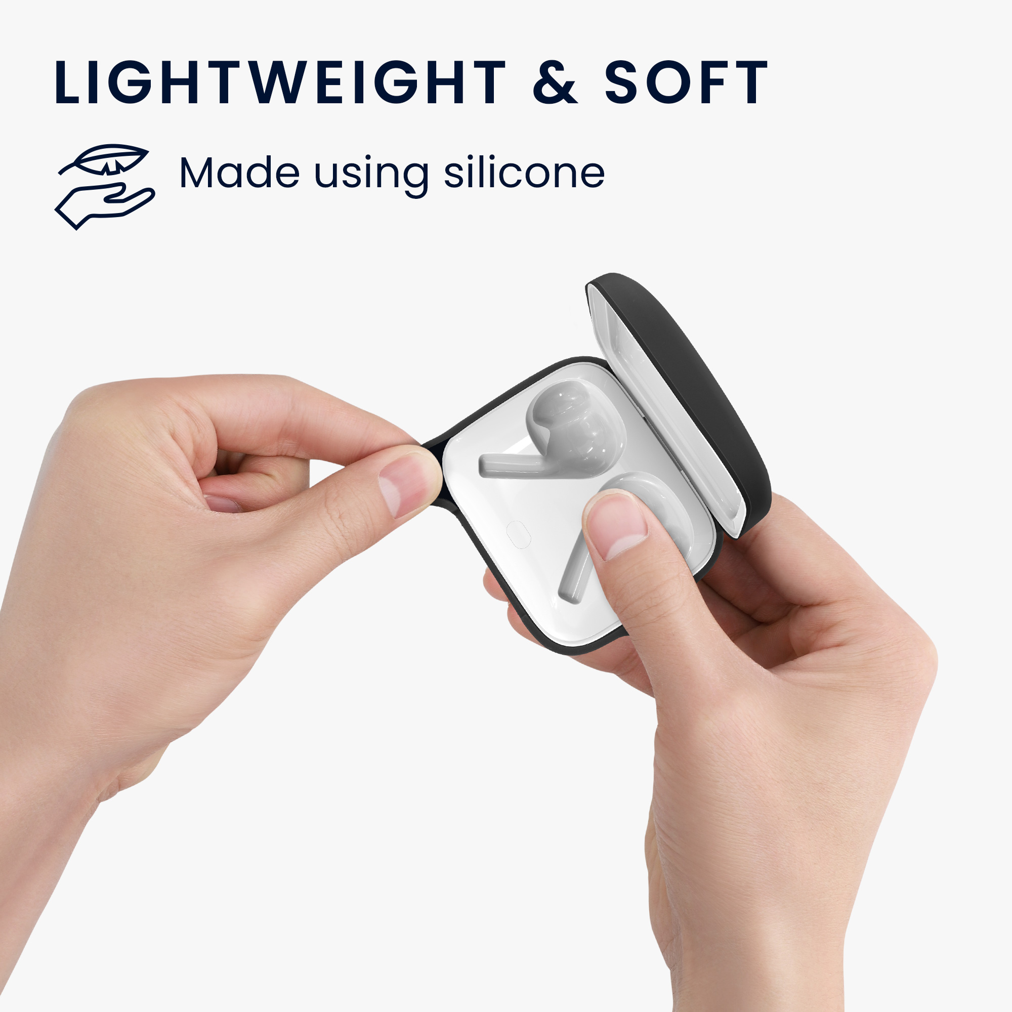 Silikonové pouzdro na sluchátka OnePlus Buds Pro 2 černé