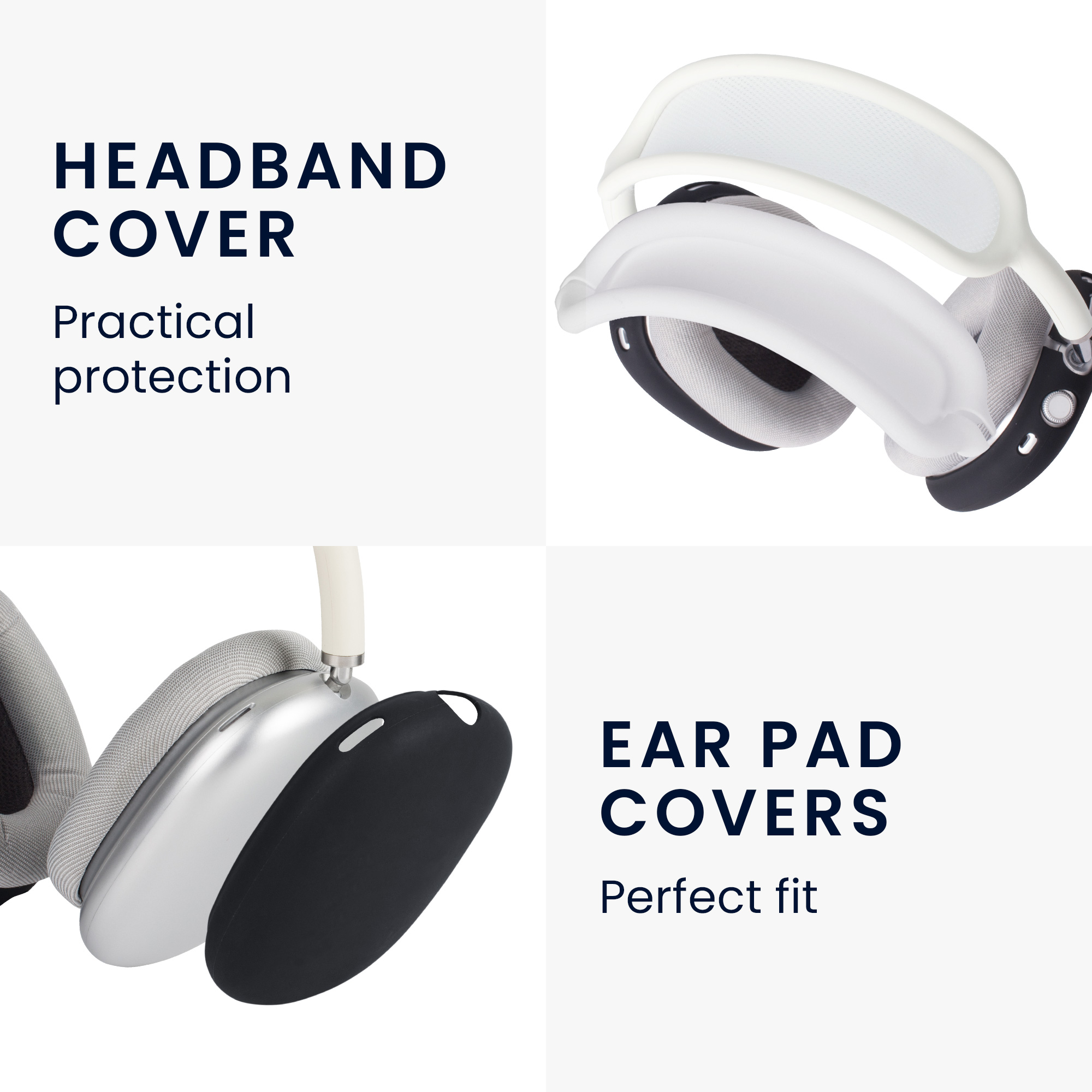 Náhradní náušníky kwmobile pro Sony WH-1000XM4 / WH-1000XM3, černá