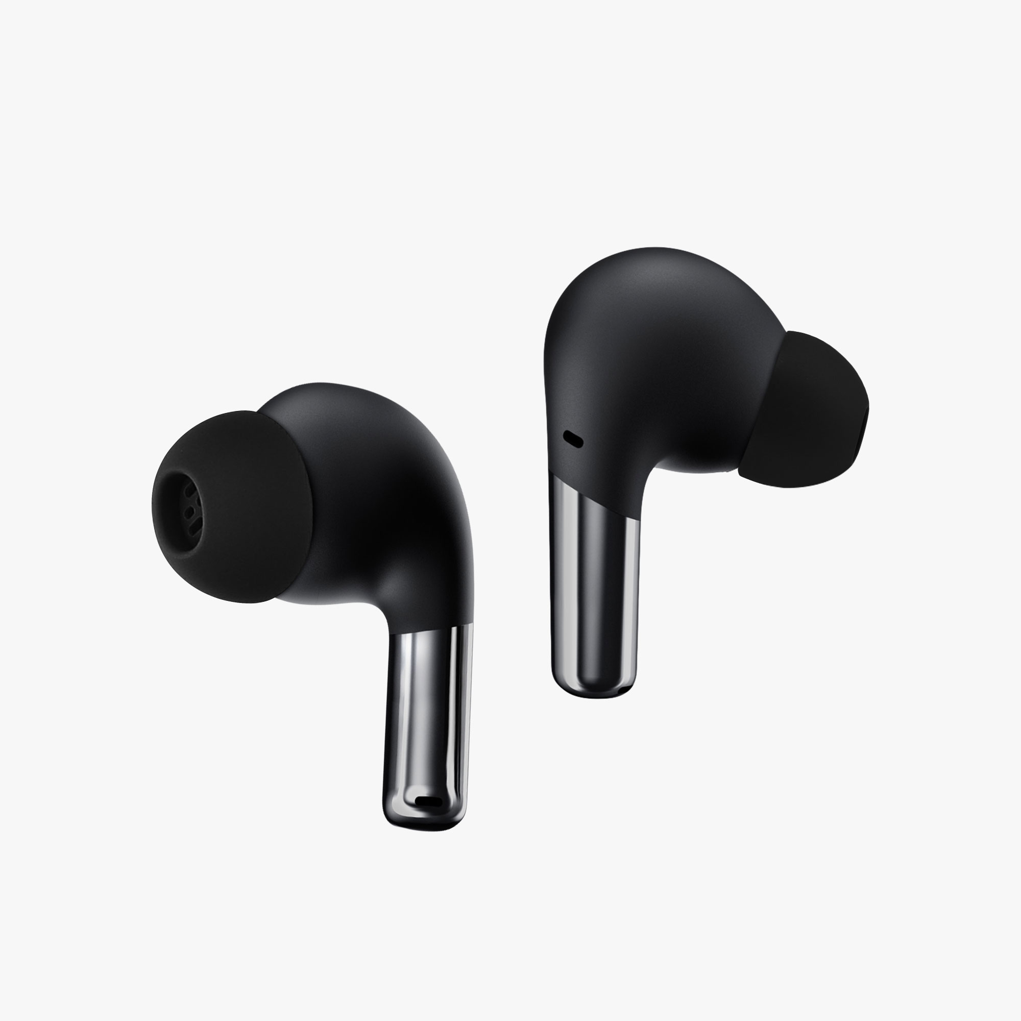 6x silikonové špuntíky do sluchátek pro OnePlus Buds Pro 2 kwmobile - černá