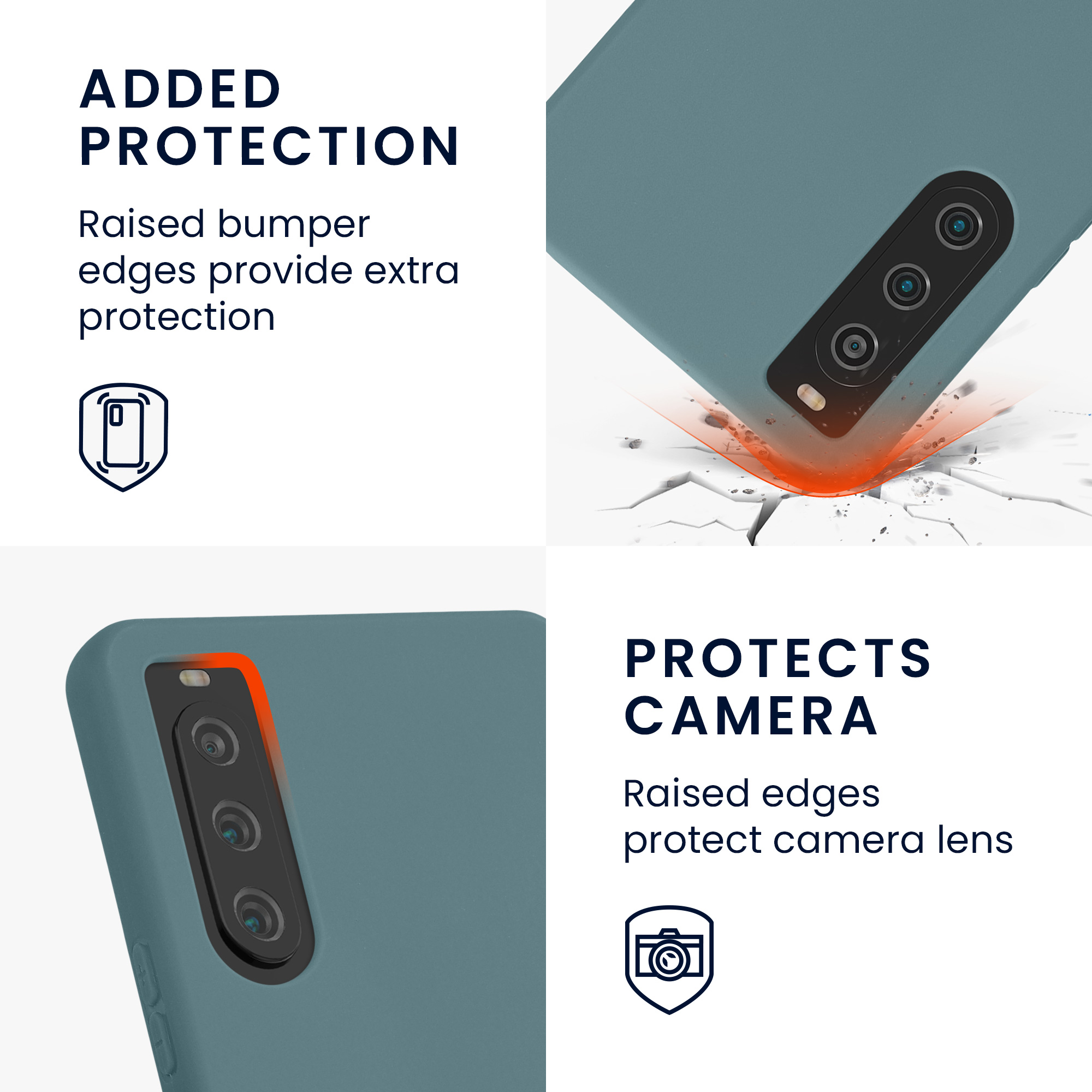 Pouzdro pro Sony Xperia 10 V kwmobile TPU - arktická noc