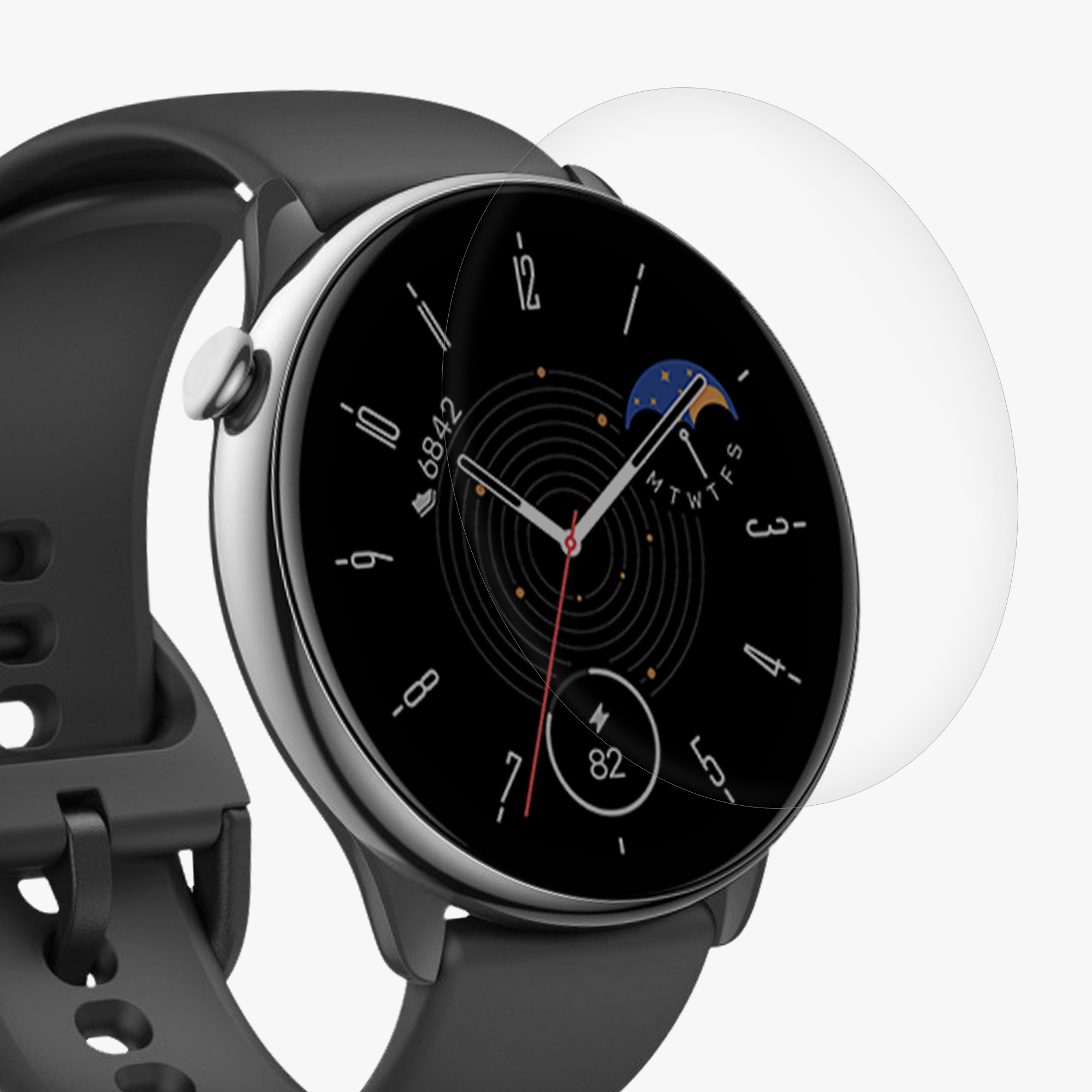 Sada 3 Ochranná fólie pro Huami Amazfit GTR Mini kwmobile