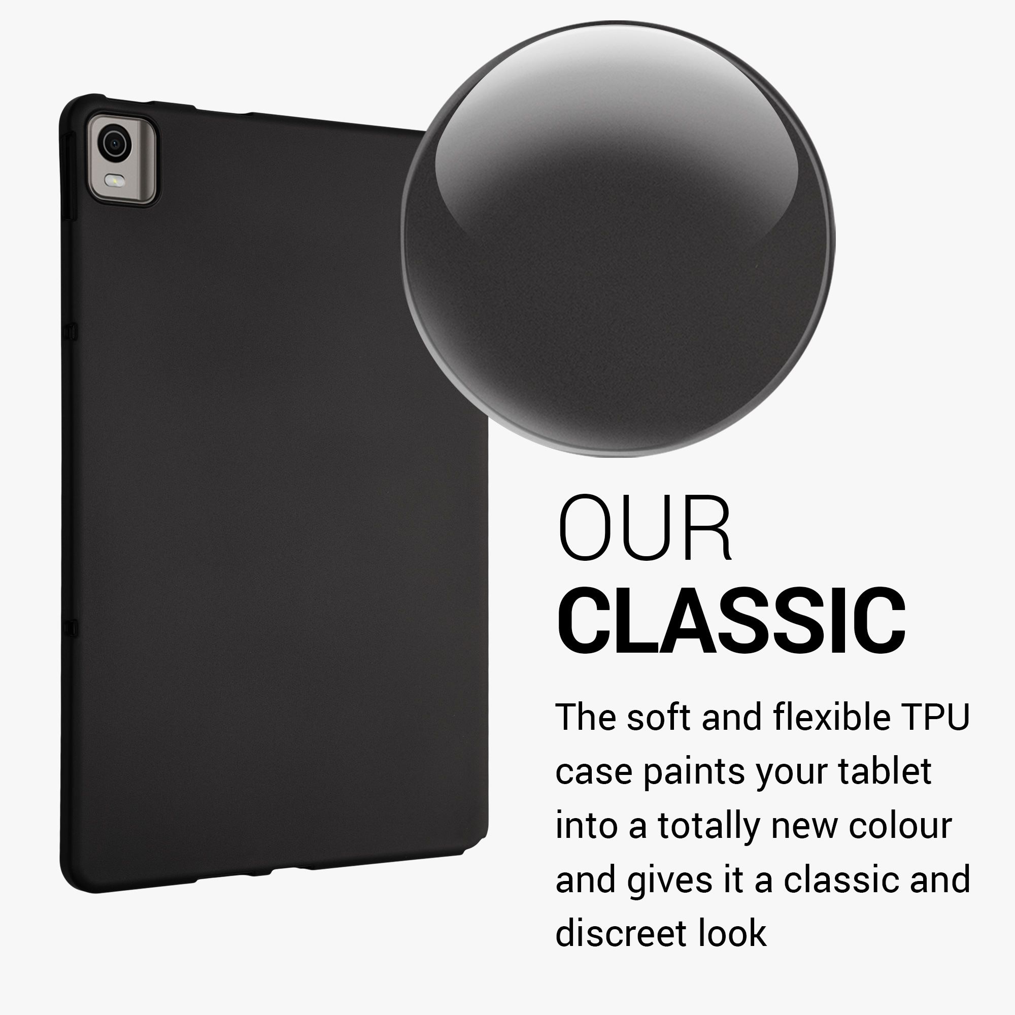 Pouzdro na tablet Nokia T21 Tablet kwmobile - černá matná