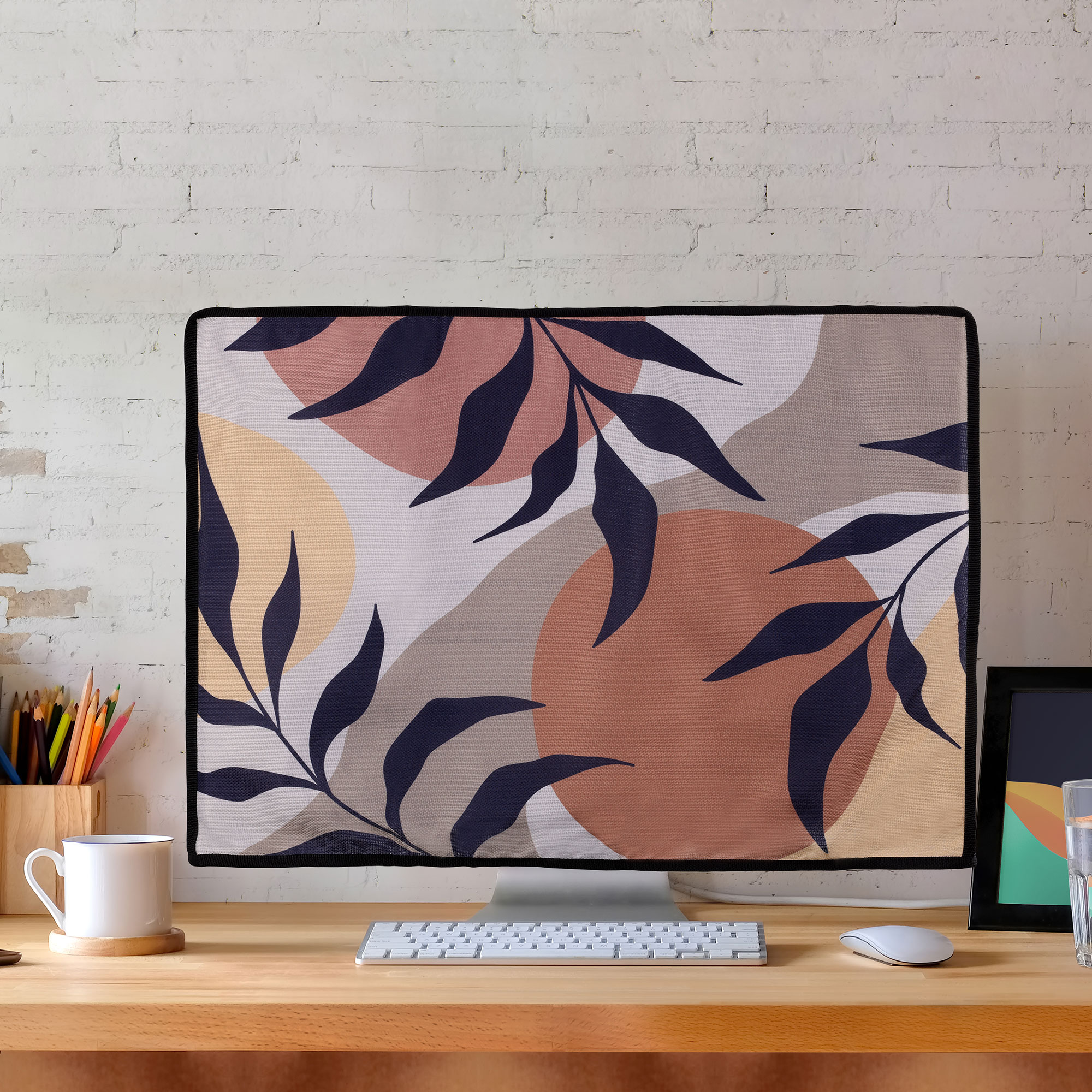 Obal na monitor 20-22" kwmobile motiv listů