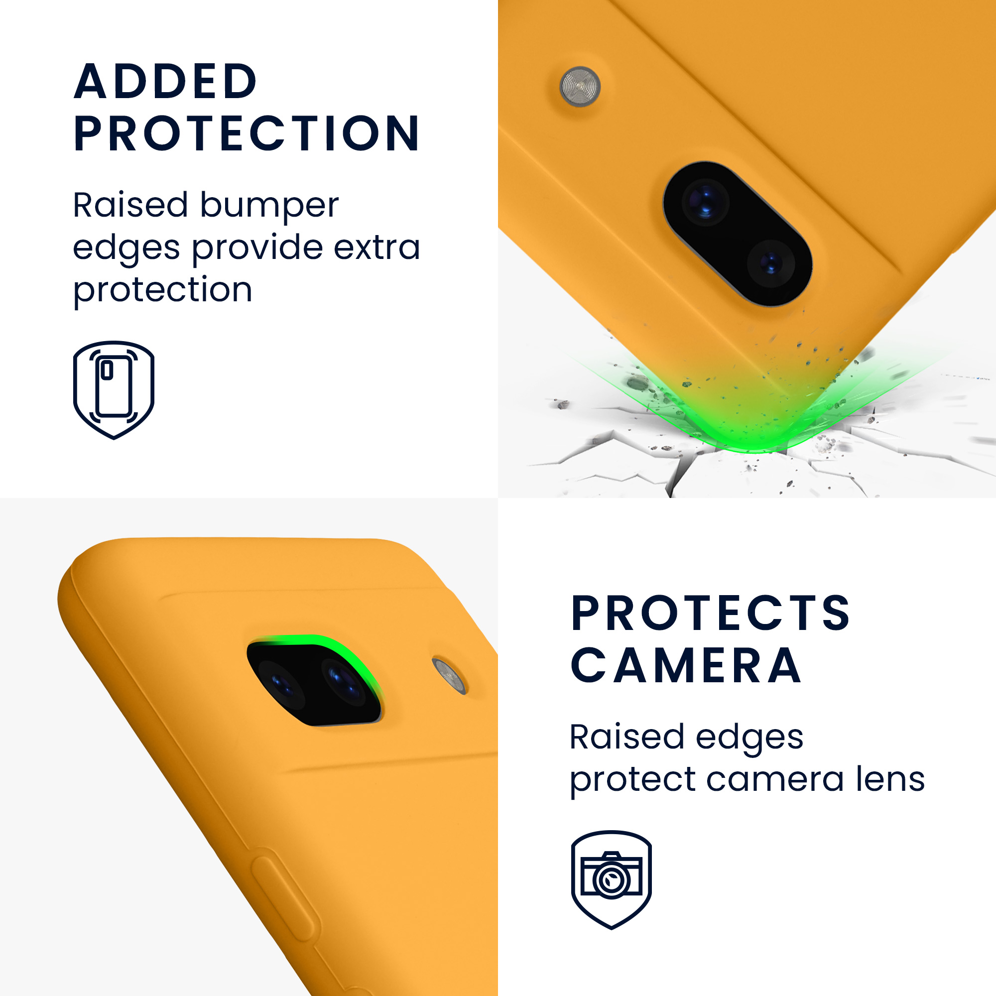 Pouzdro pro Google Pixel 7a kwmobile silikonové - mangová