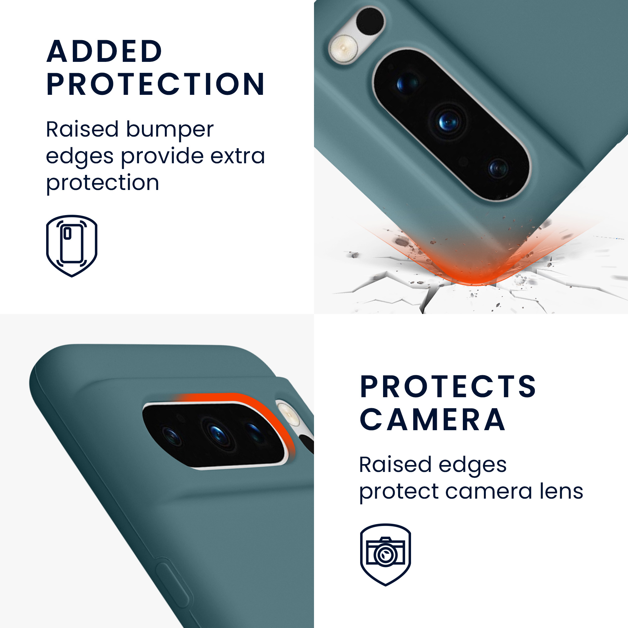 Pouzdro pro Google Pixel 8 Pro kwmobile silikonové - arktická noc
